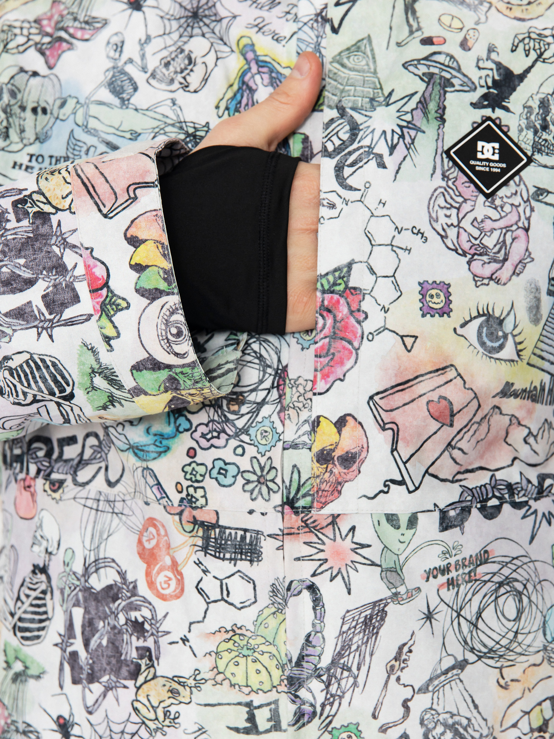 Pánská Snowboardová bunda DC Basis Print (vision quest)