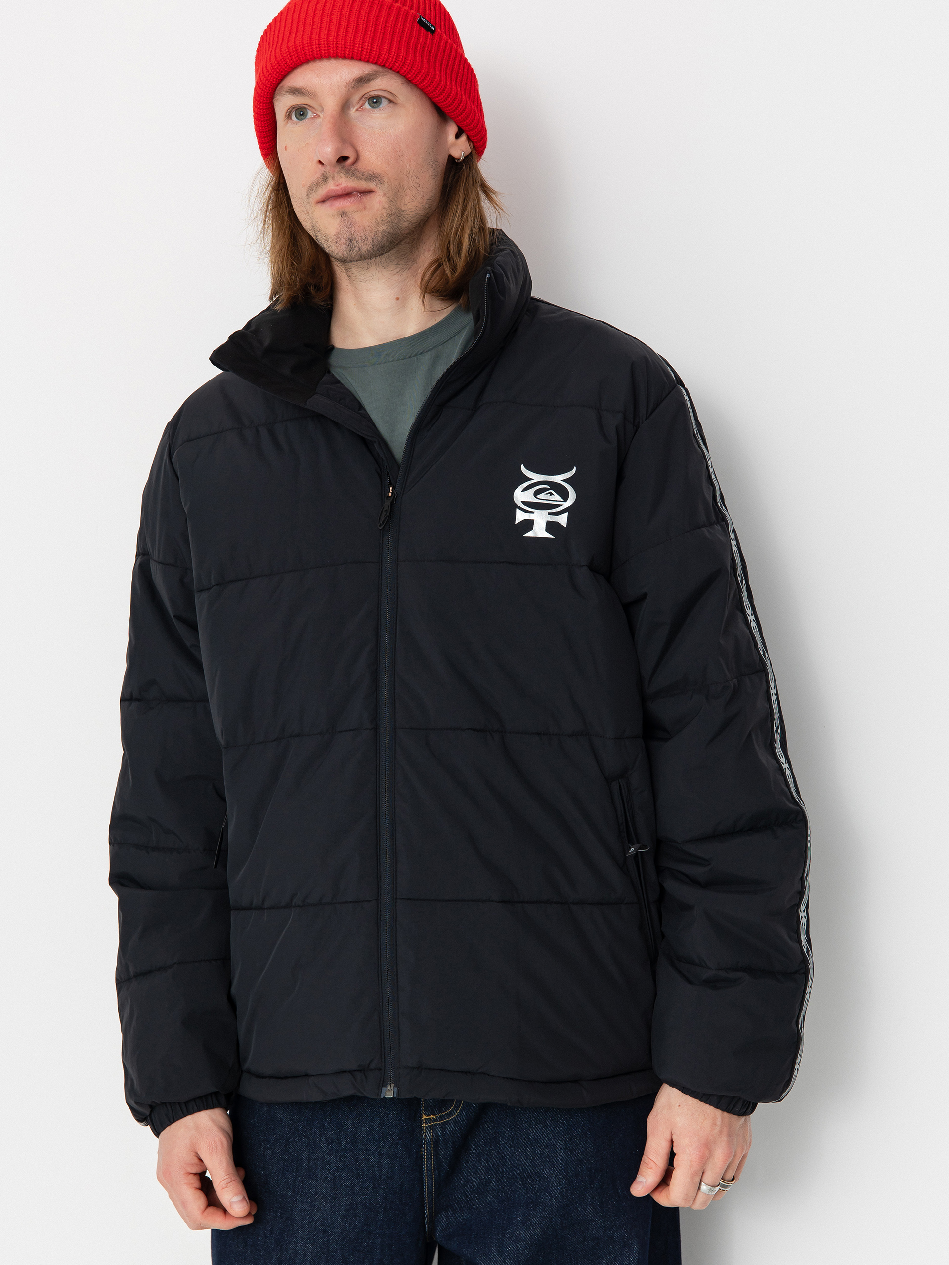 Snowboardová bunda Quiksilver Puff The Dragon (true black)