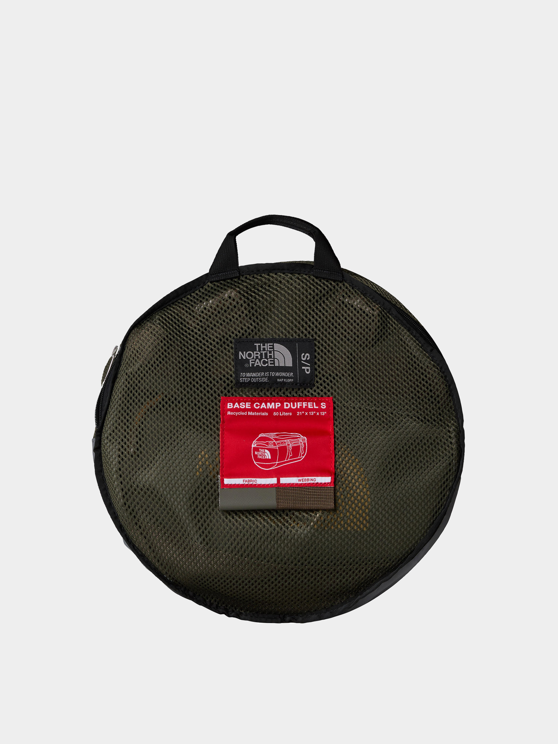 Taška The North Face Base Camp Duffel S (new taupe green smokey)