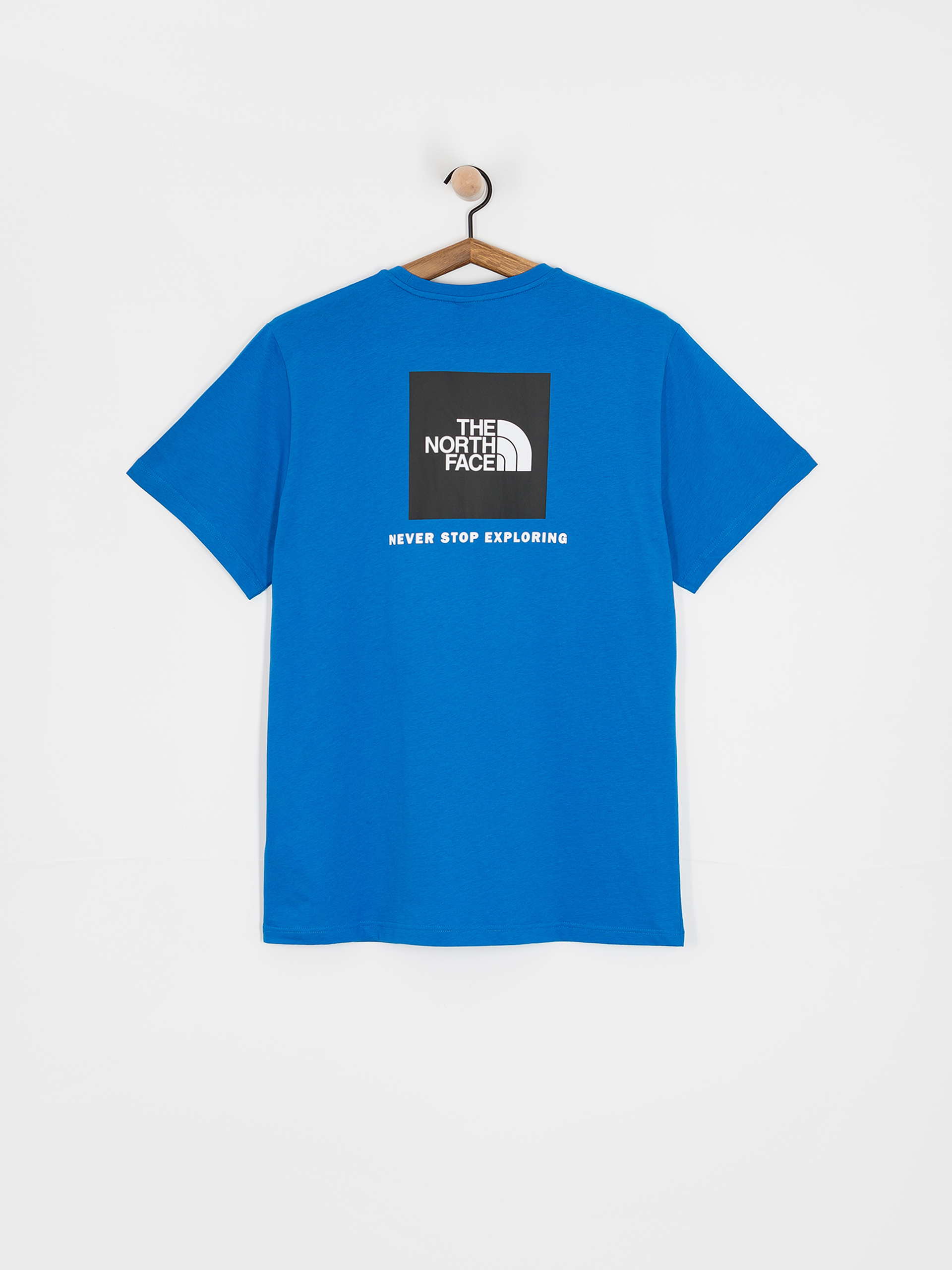 Tričko The North Face Box Nse (hero blue/tnf black)