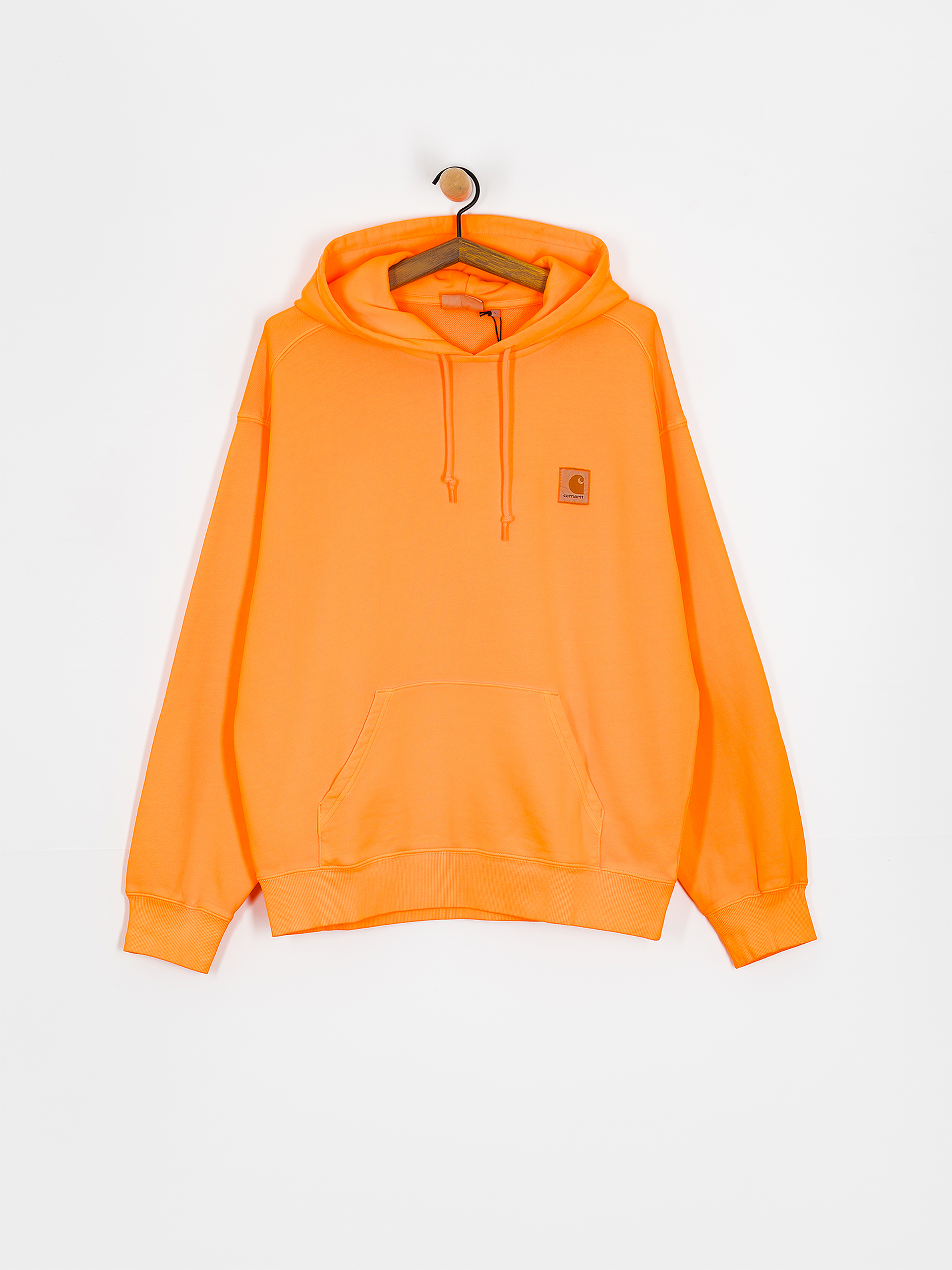 Mikina s kapucí Carhartt WIP Industry HD (lumo orange)