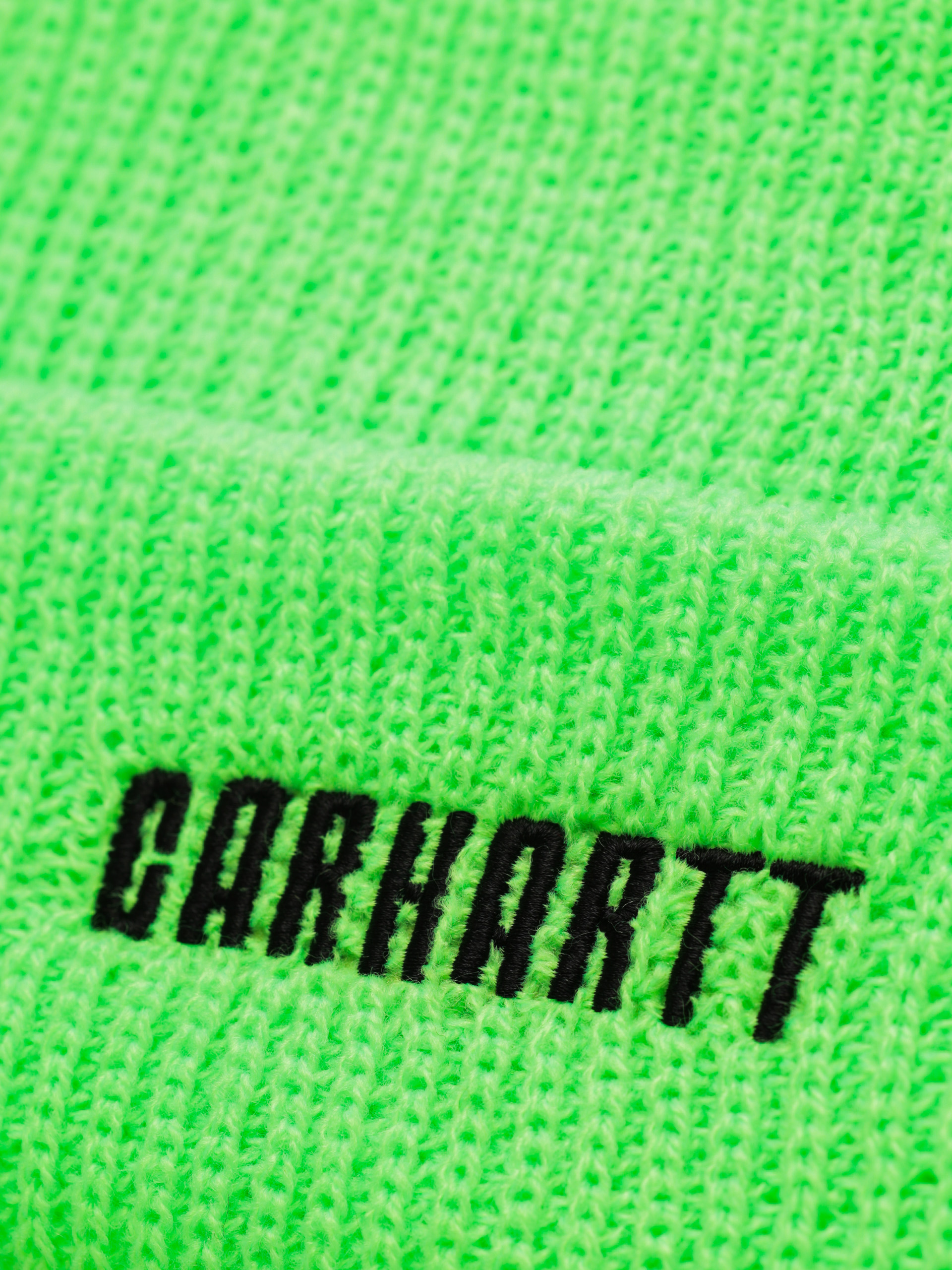 Čepice Carhartt WIP Industry (lumo green/black)