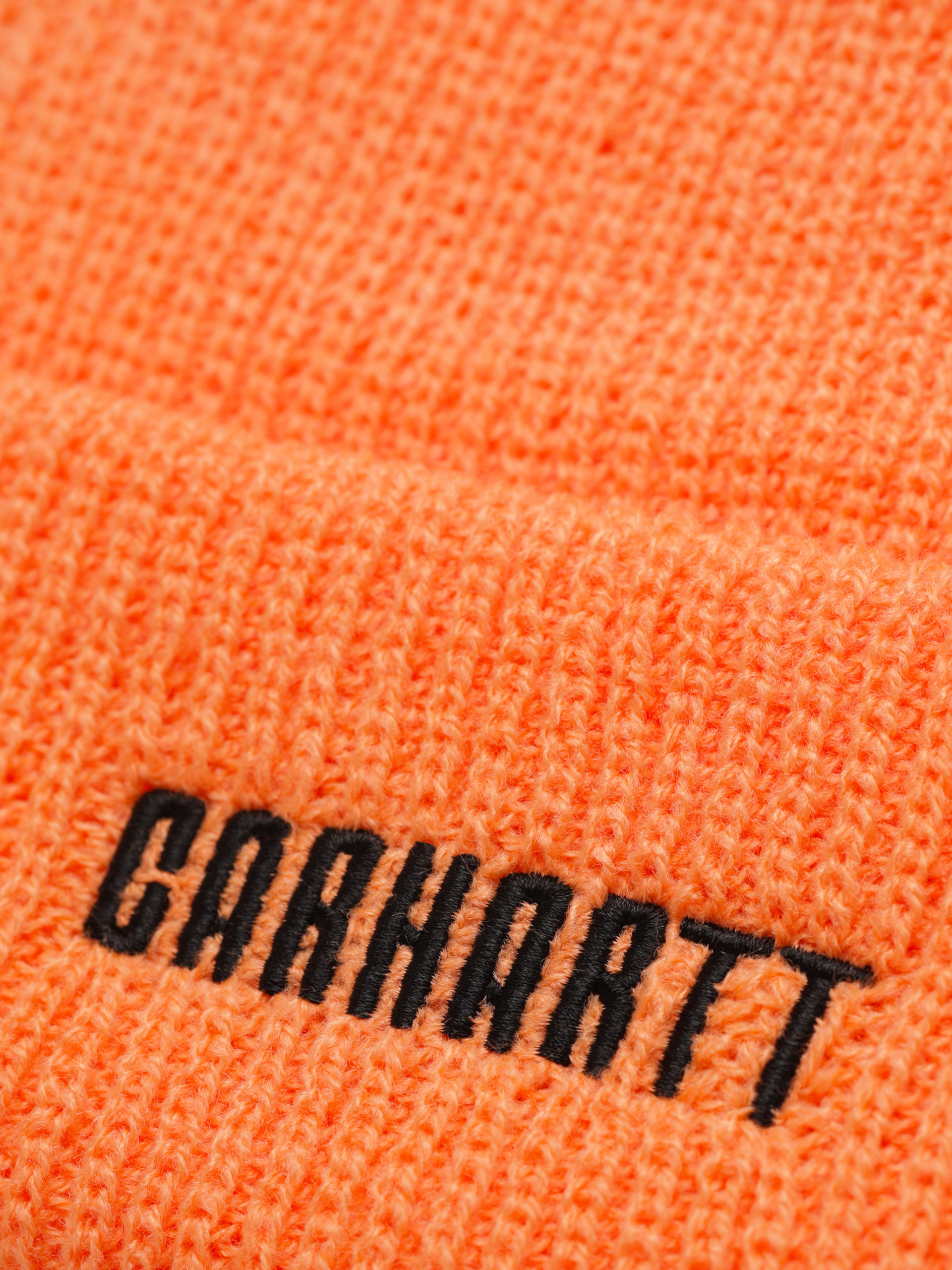 Čepice Carhartt WIP Industry (lumo orange/black)