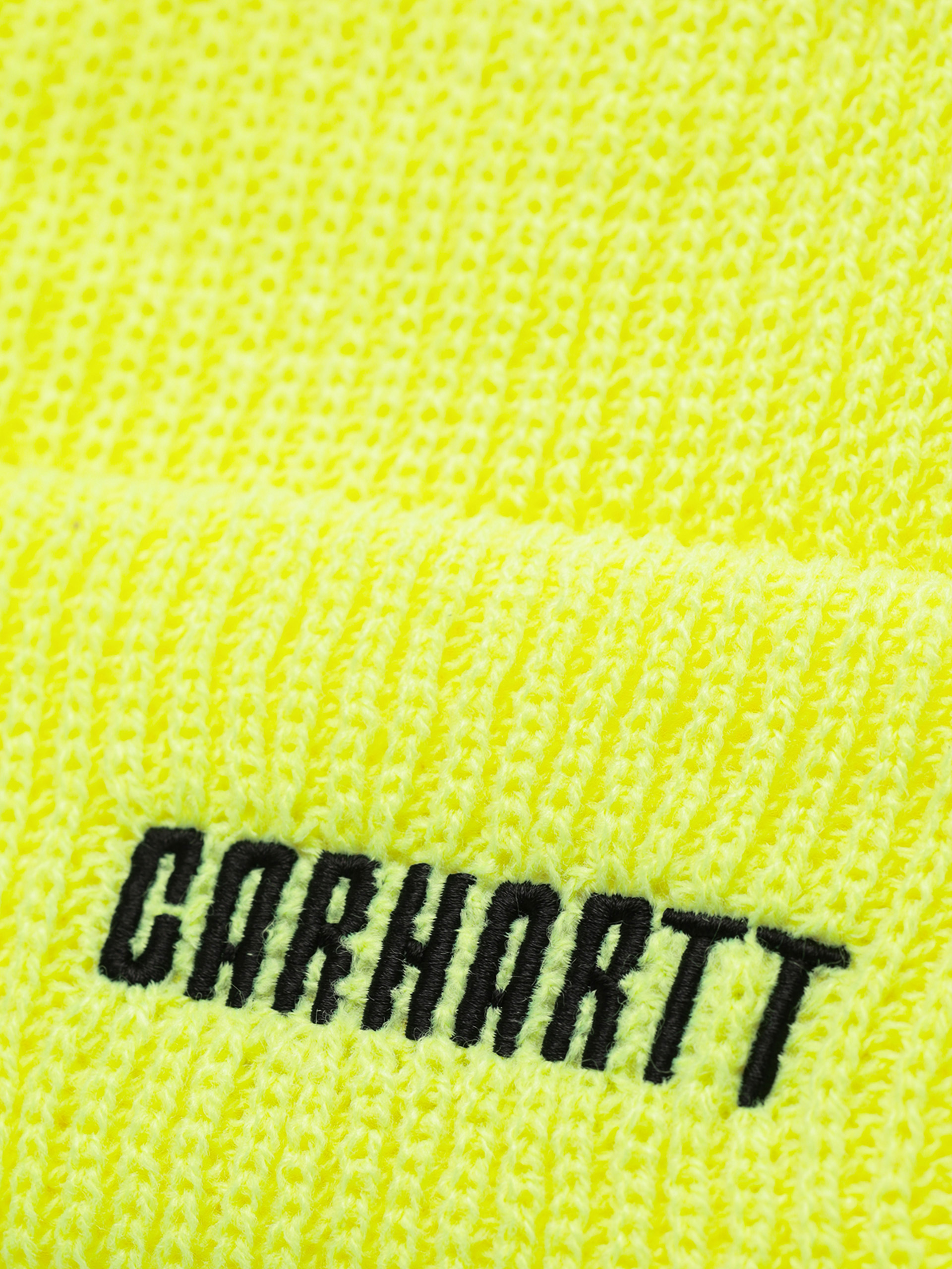 Čepice Carhartt WIP Industry (lumo yellow/black)