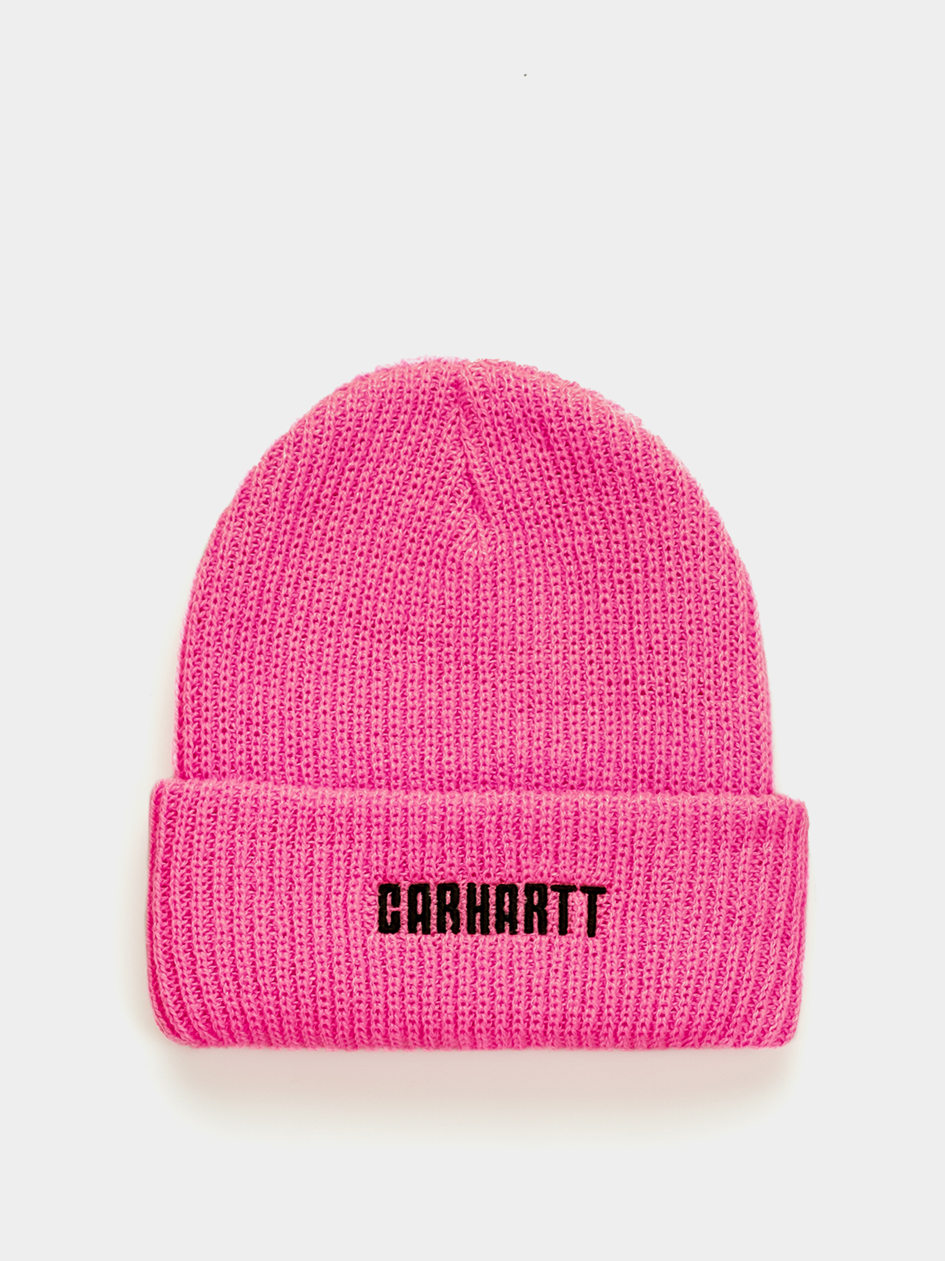 Čepice Carhartt WIP Industry (lumo pink/black)
