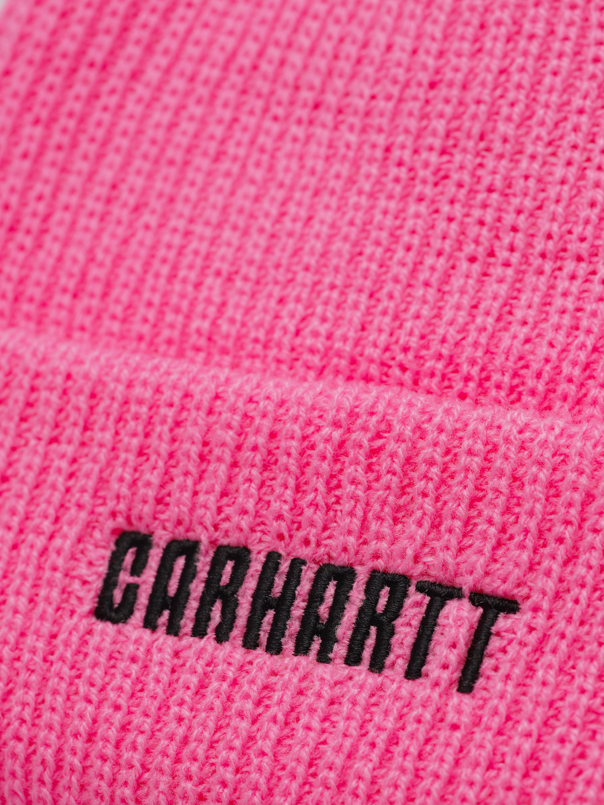 Čepice Carhartt WIP Industry (lumo pink/black)
