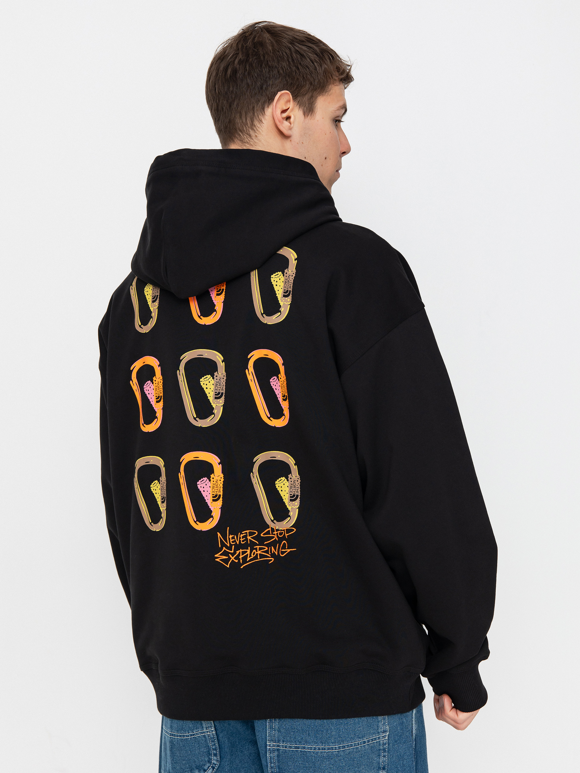 Mikina s kapucí The North Face Nse Oversized HD (tnf black)