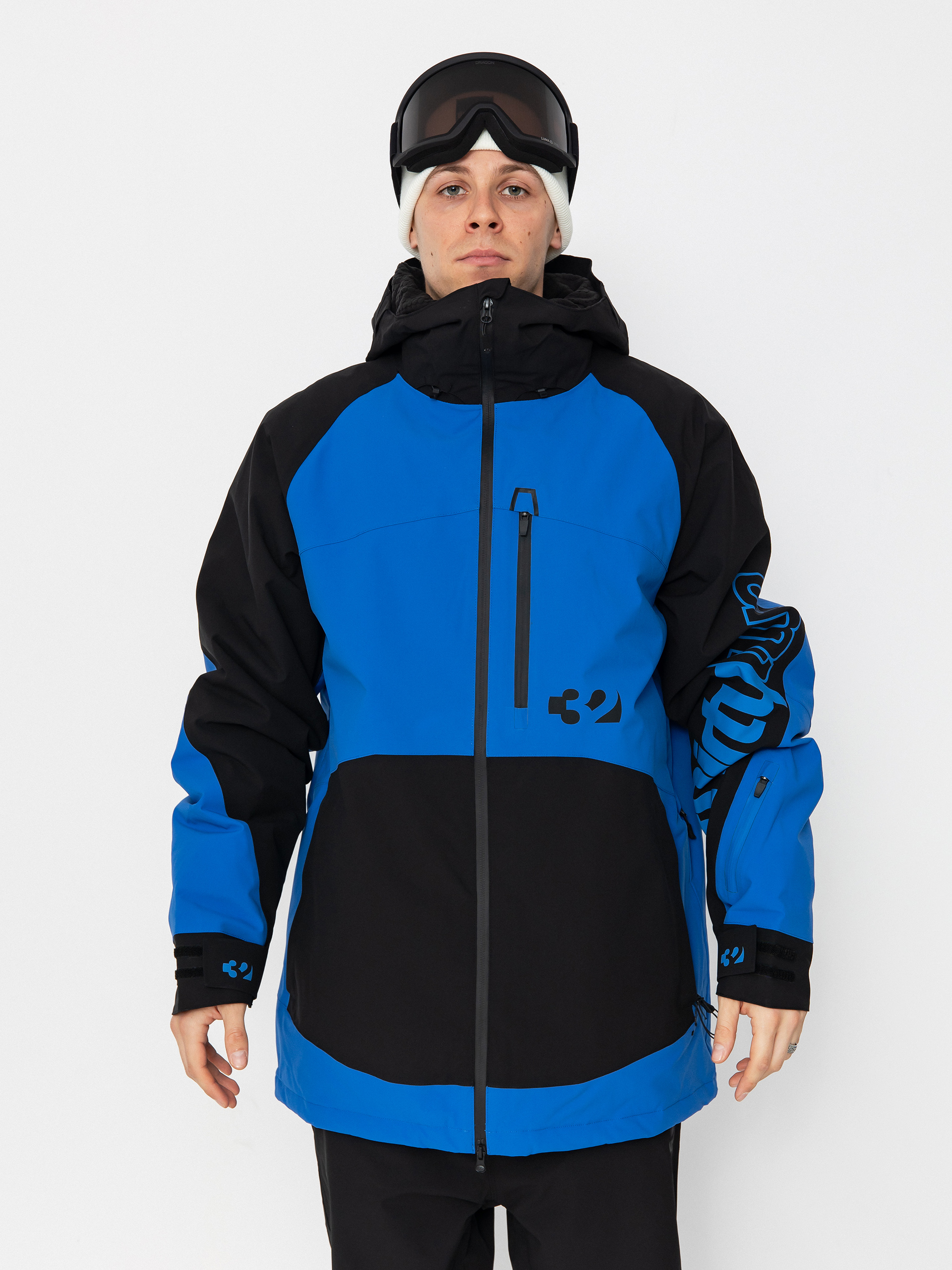 Snowboardovu00e1 bunda ThirtyTwo Lashed Insulated (black/blue)