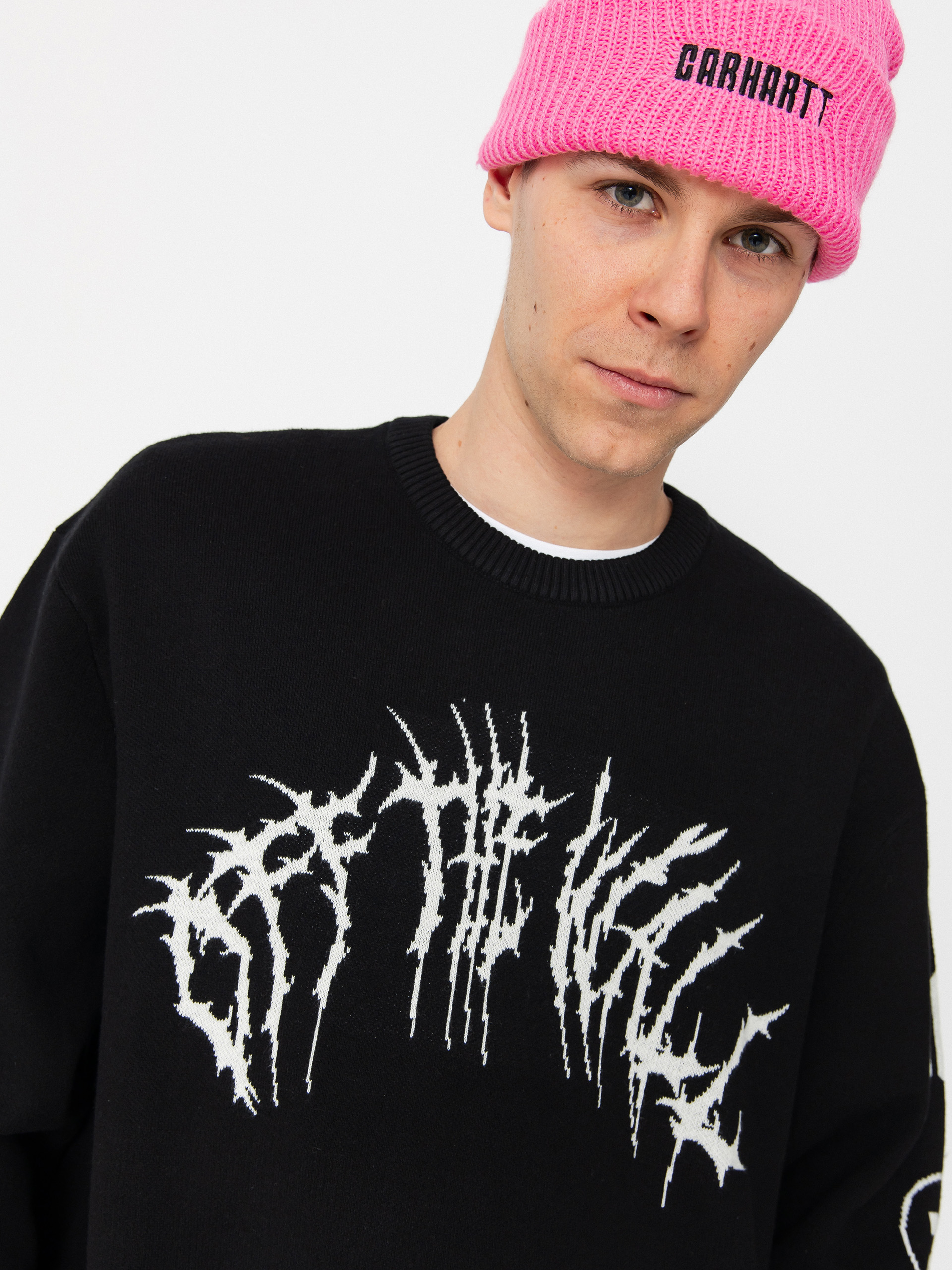 Svetr Vans Metal Arch Crew (black)