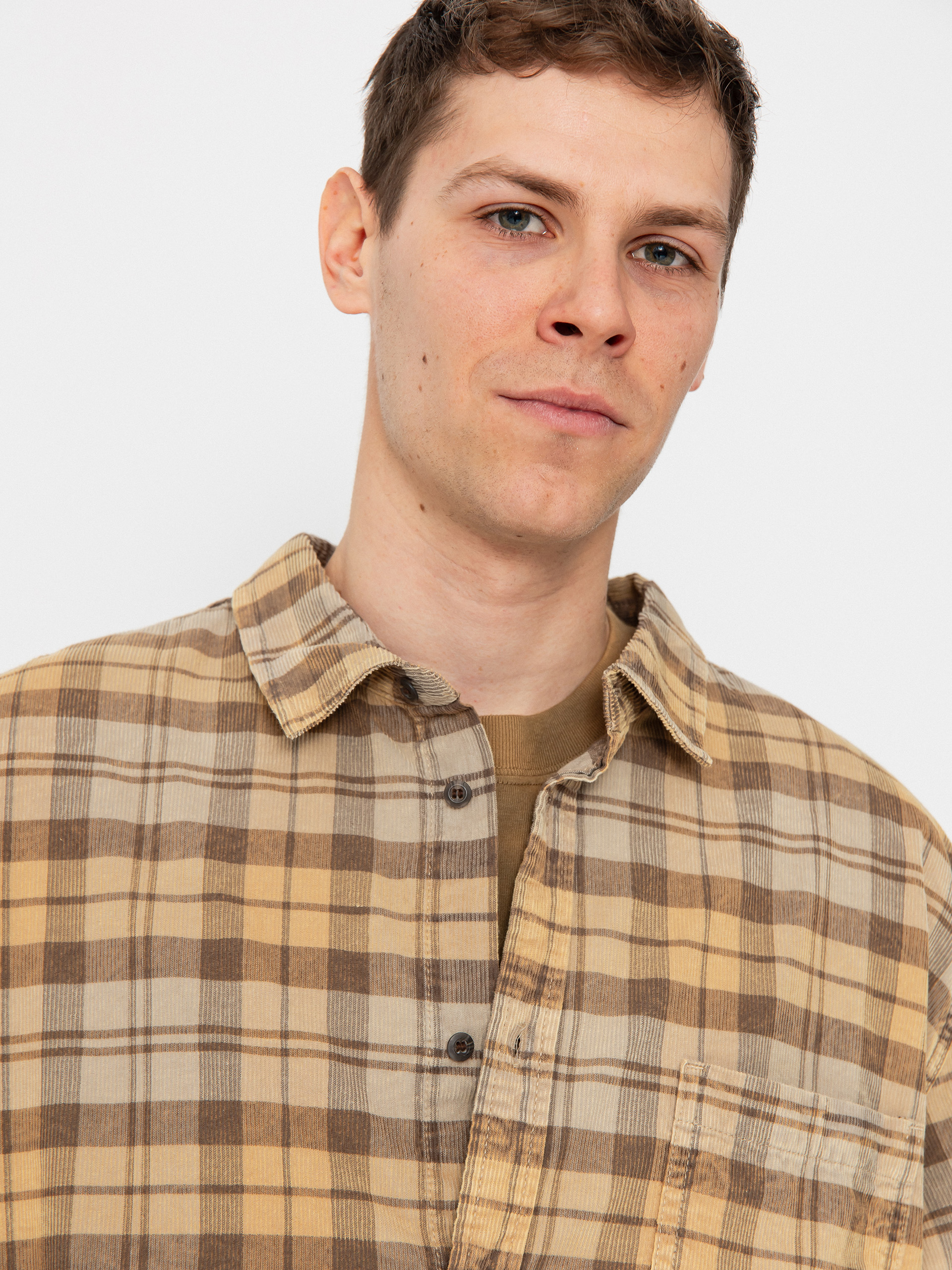 Košile Vans Nate Corduroy (london fog)