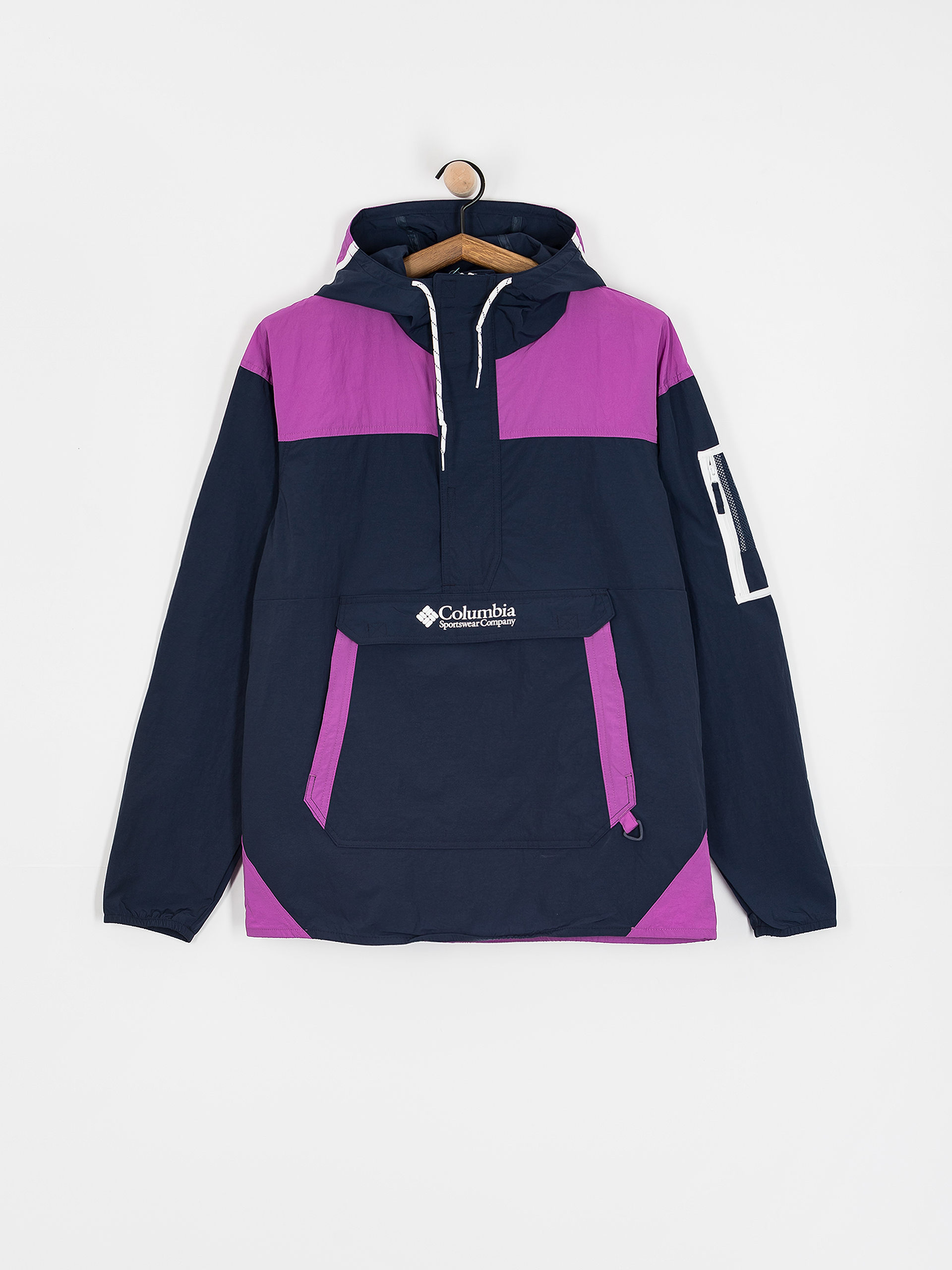 Bunda Columbia Challenger Windbreaker Anorak (coll navy/razz)