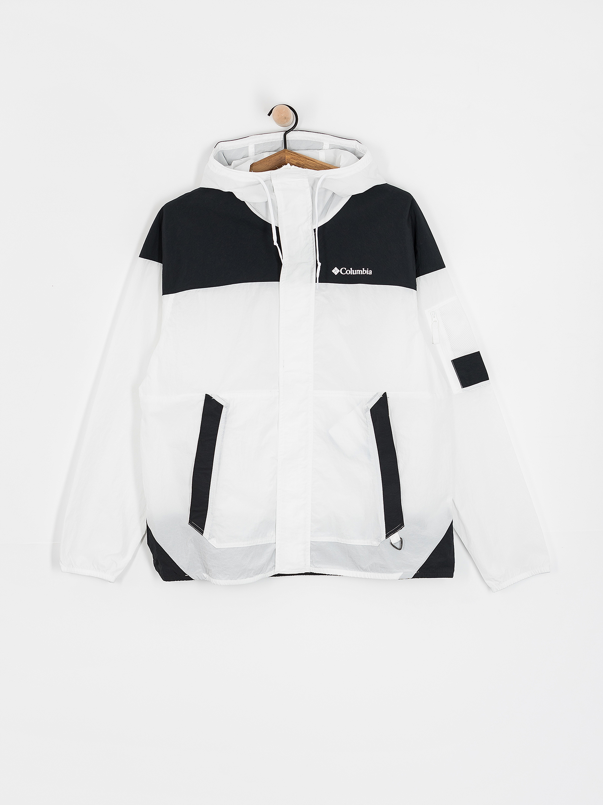 Bunda Columbia Challenger II Windbreaker (white/black)