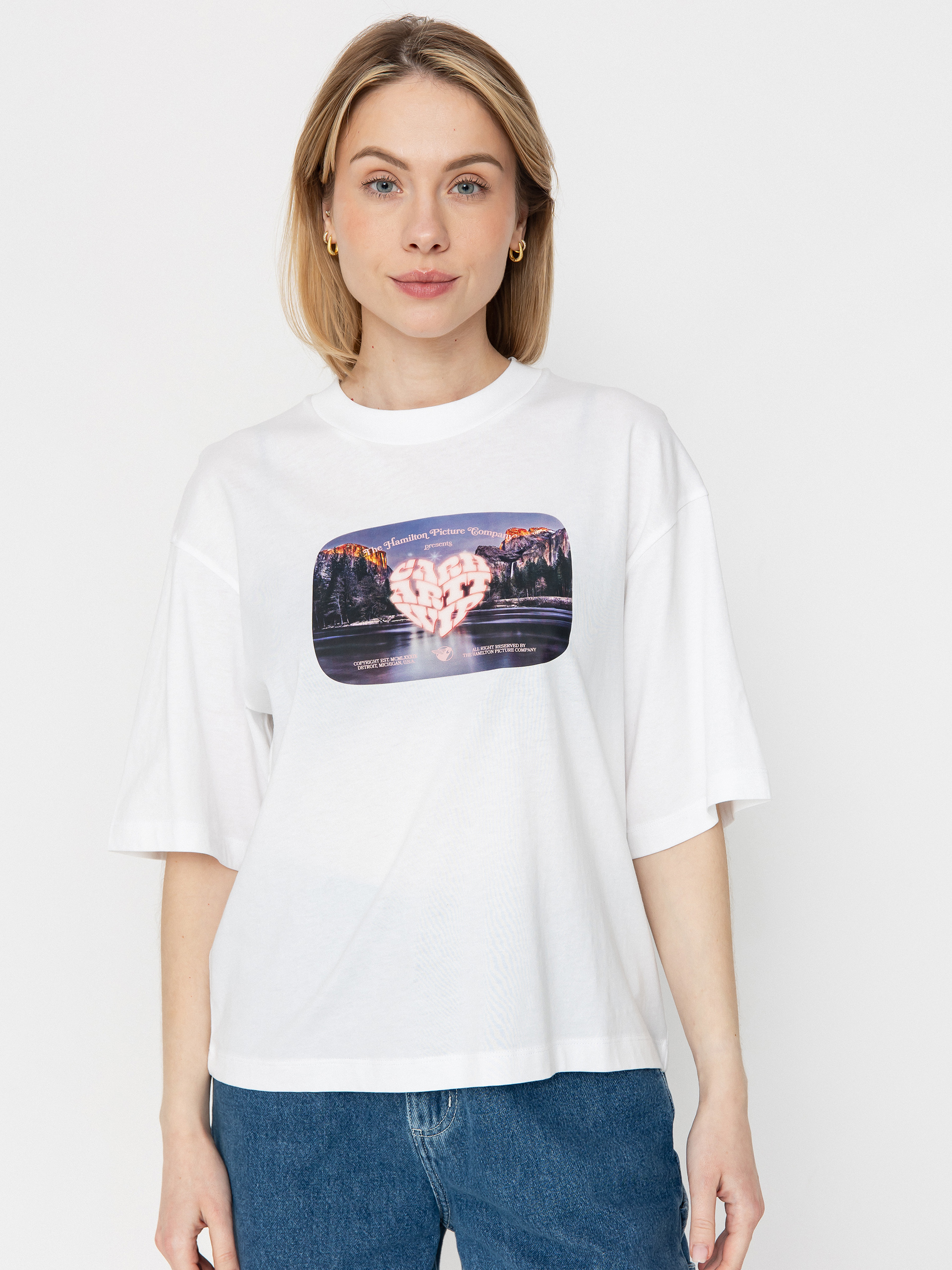 Triu010dko Carhartt WIP Greatest Flicks Wmn (white)