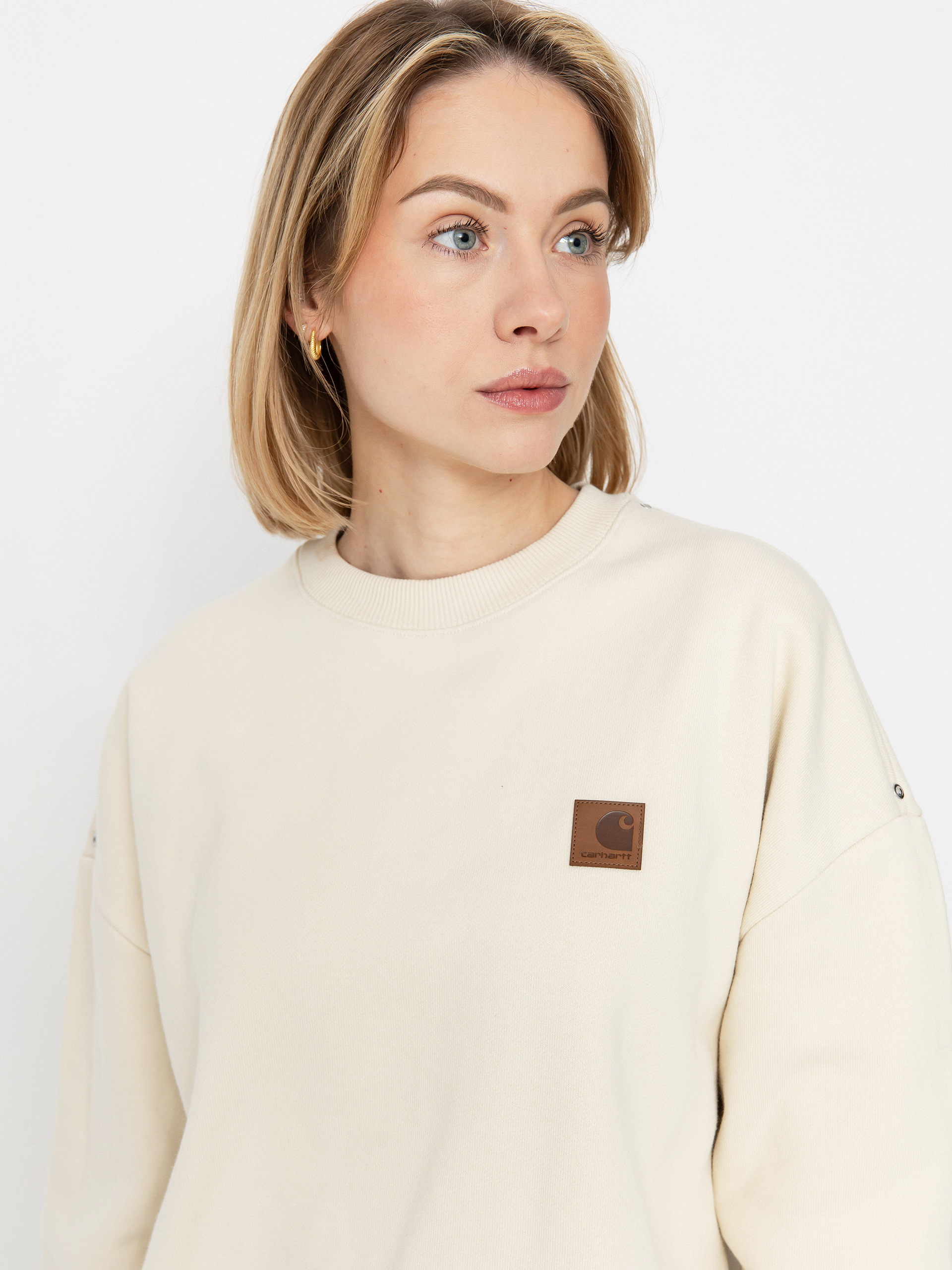 Mikina Carhartt WIP Eldon Wmn (natural)