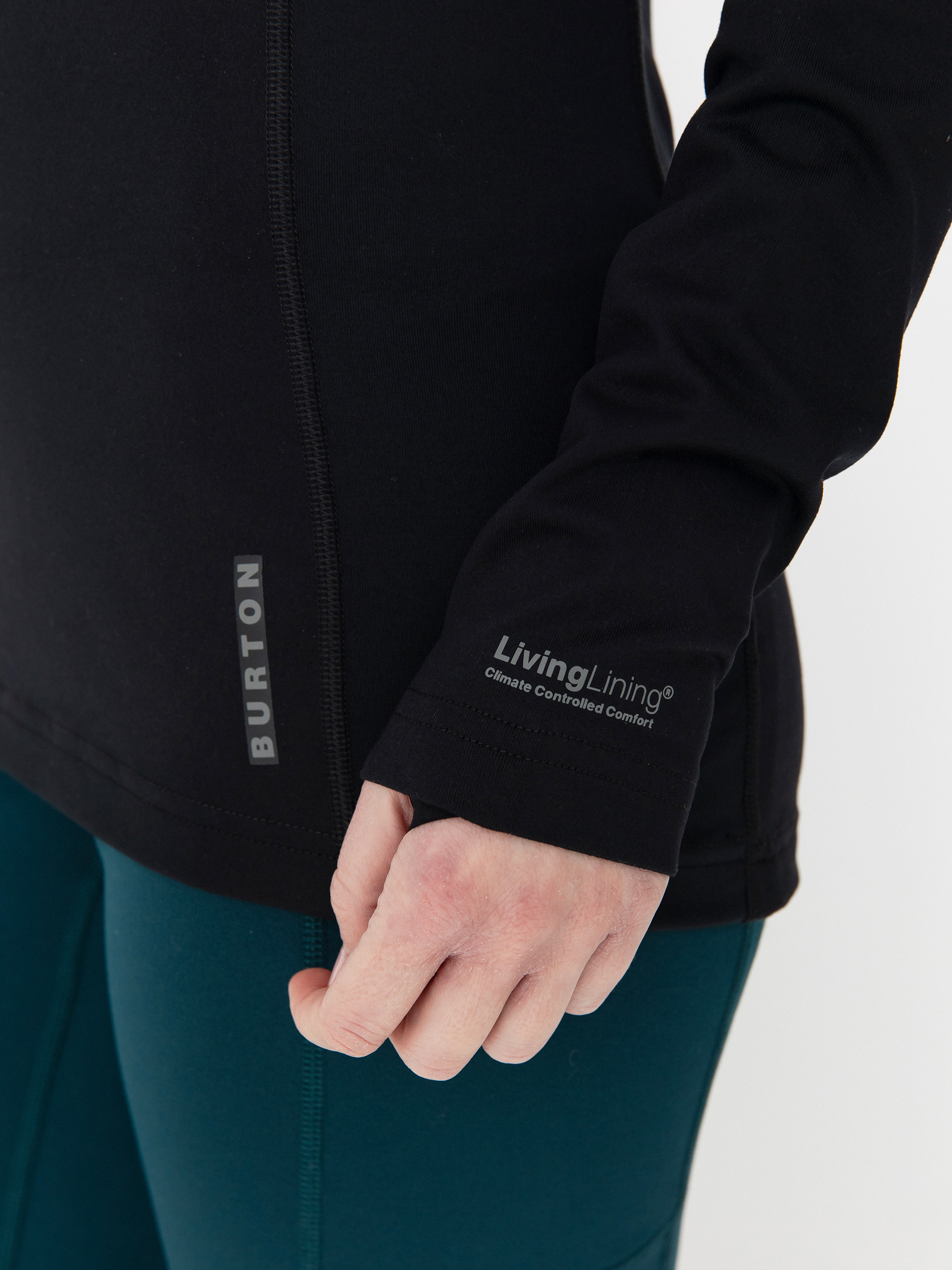 Triko Burton Midweight X Crew Wmn (true black)