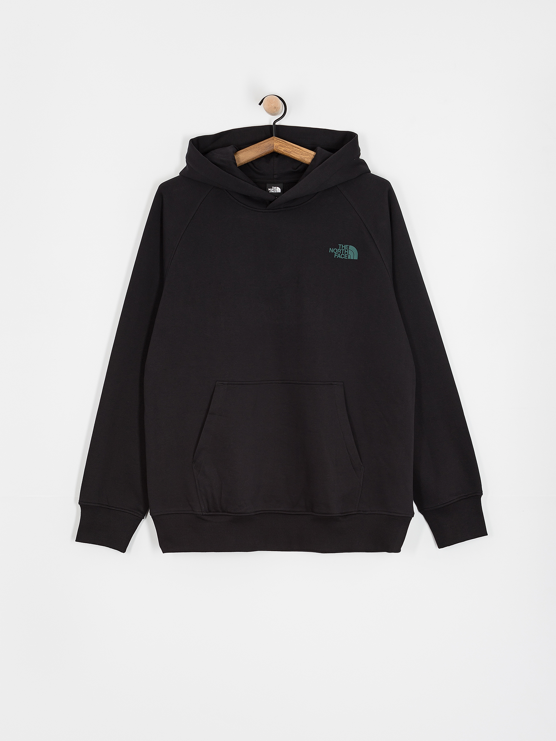 Mikina s kapucí The North Face Raglan Box Nse Tailgrid Infill HD (tnf black/deep nori tra)