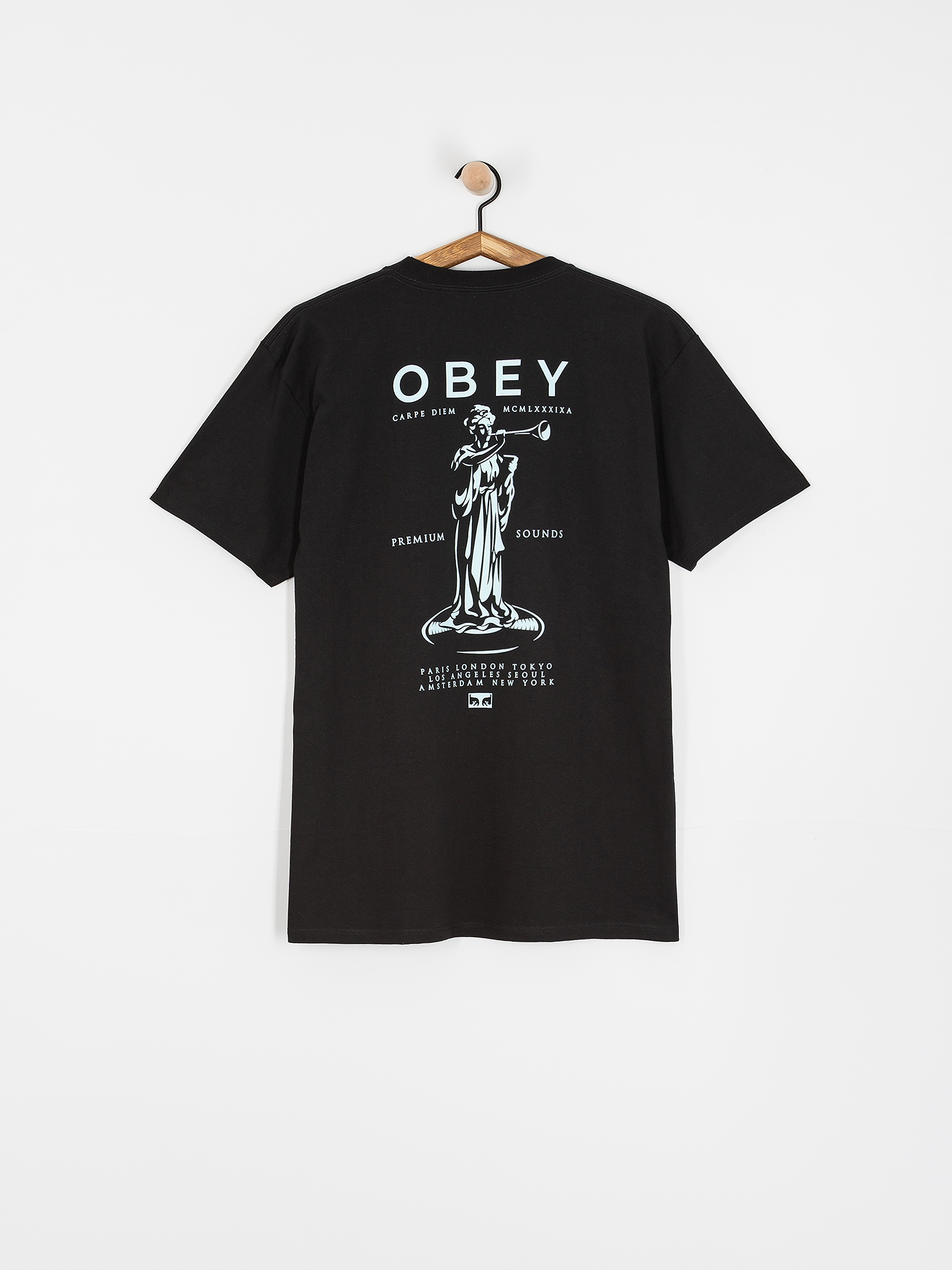 Tričko OBEY Premium Sounds (black)