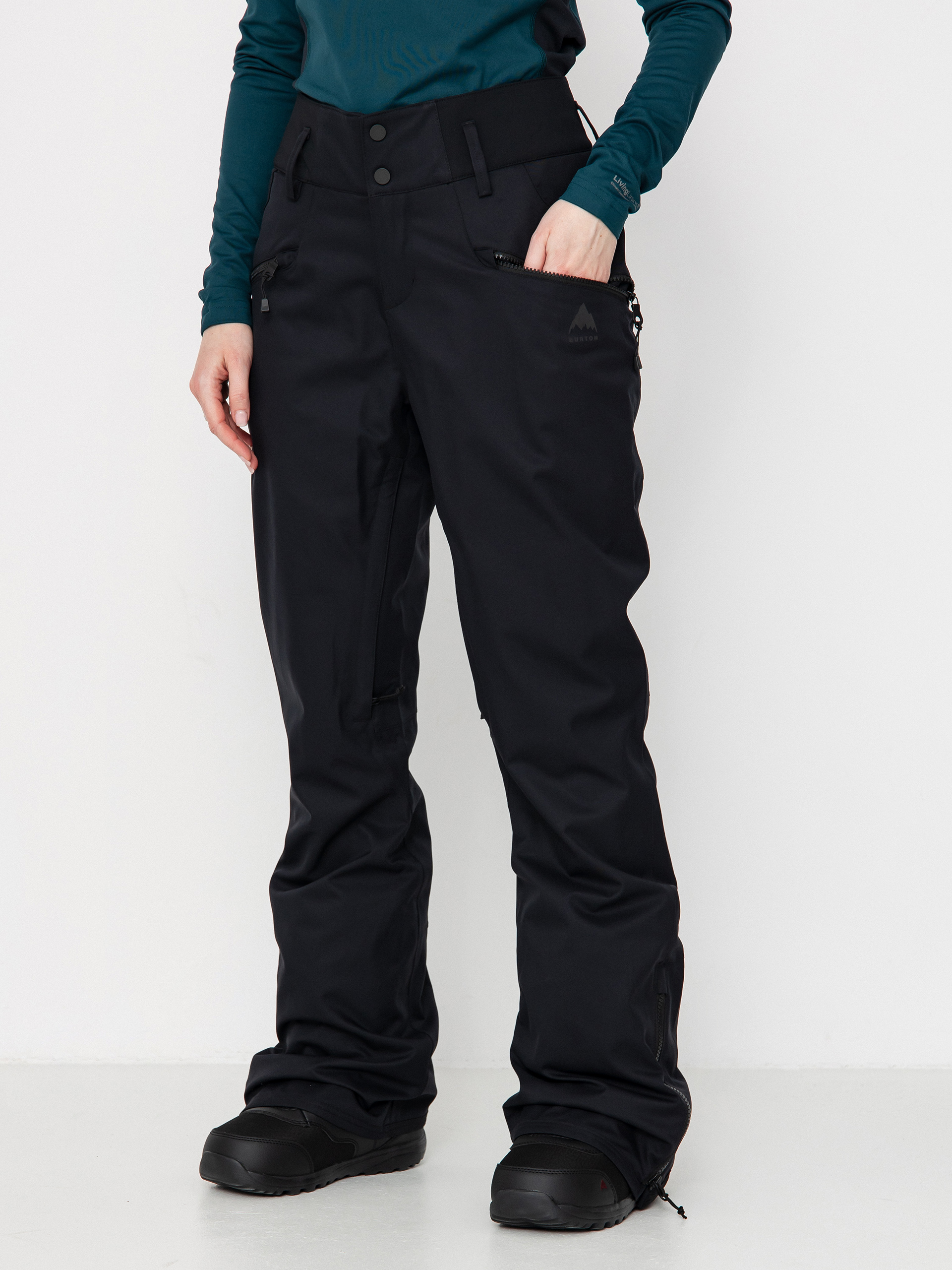 Snowboardovu00e9 kalhoty  Burton Marcy High Rise High Stretch Wmn (true black)