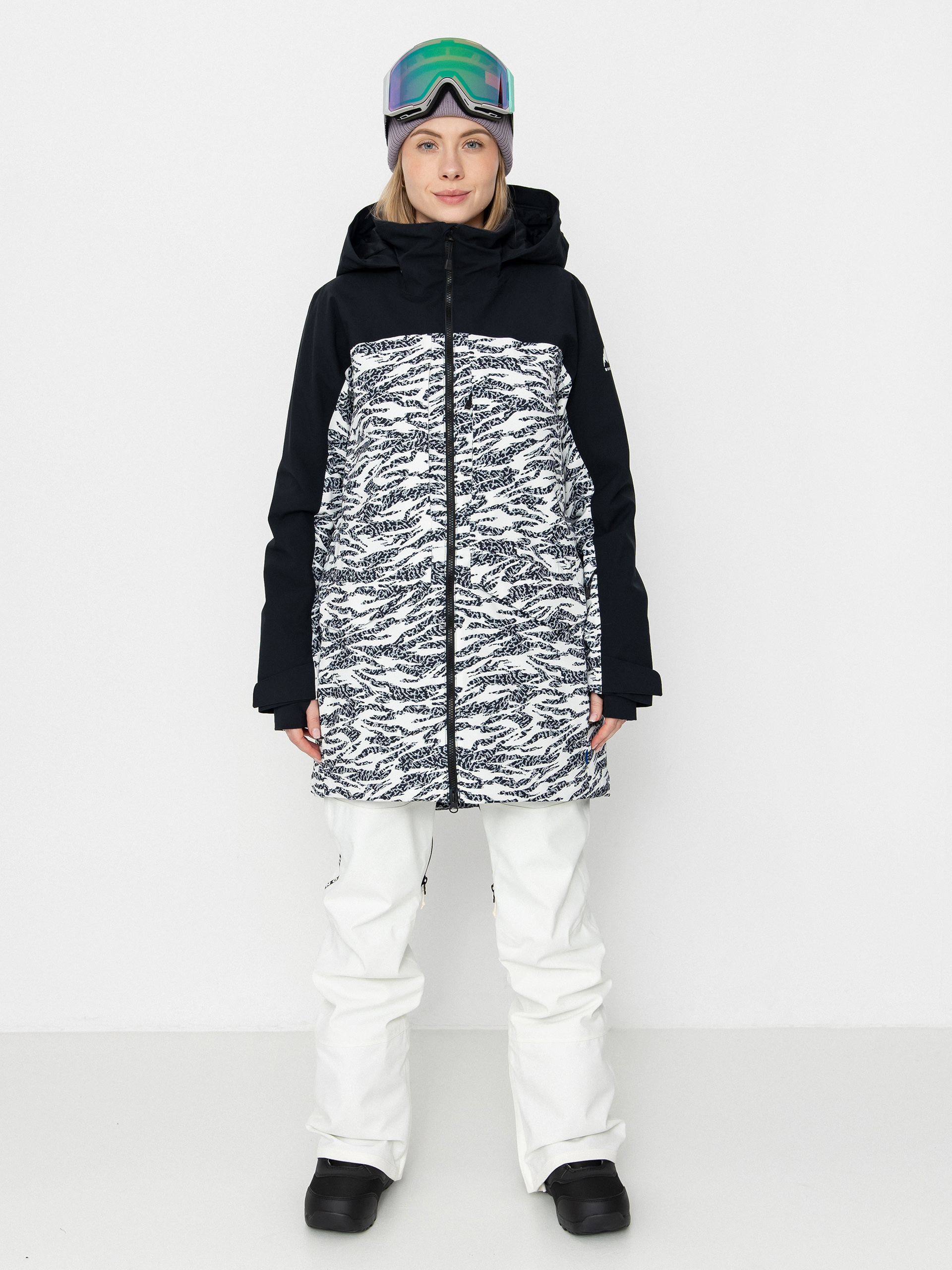 Dámská Snowboardová bunda Burton Prowess 2.0 (true black/zebra camo)