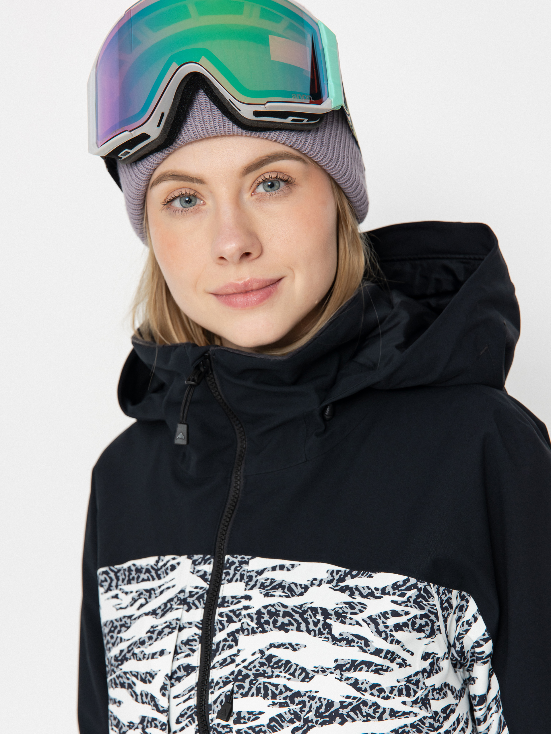 Dámská Snowboardová bunda Burton Prowess 2.0 (true black/zebra camo)