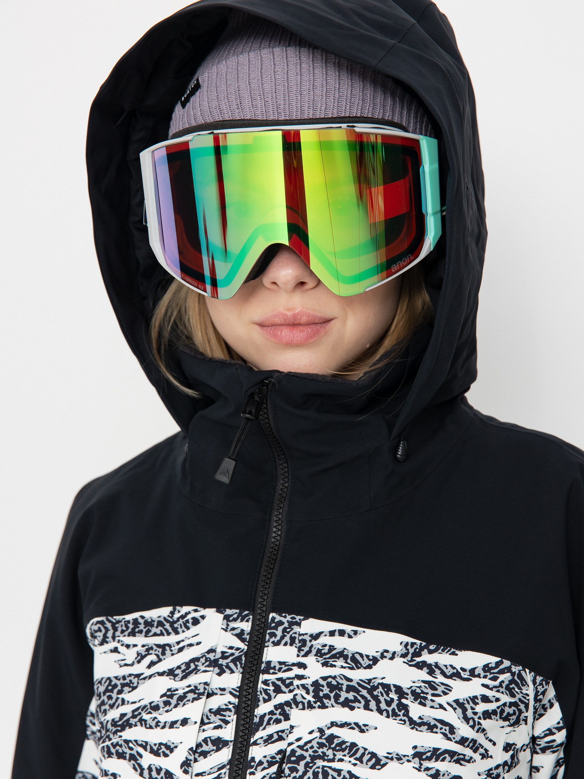 Dámská Snowboardová bunda Burton Prowess 2.0 (true black/zebra camo)