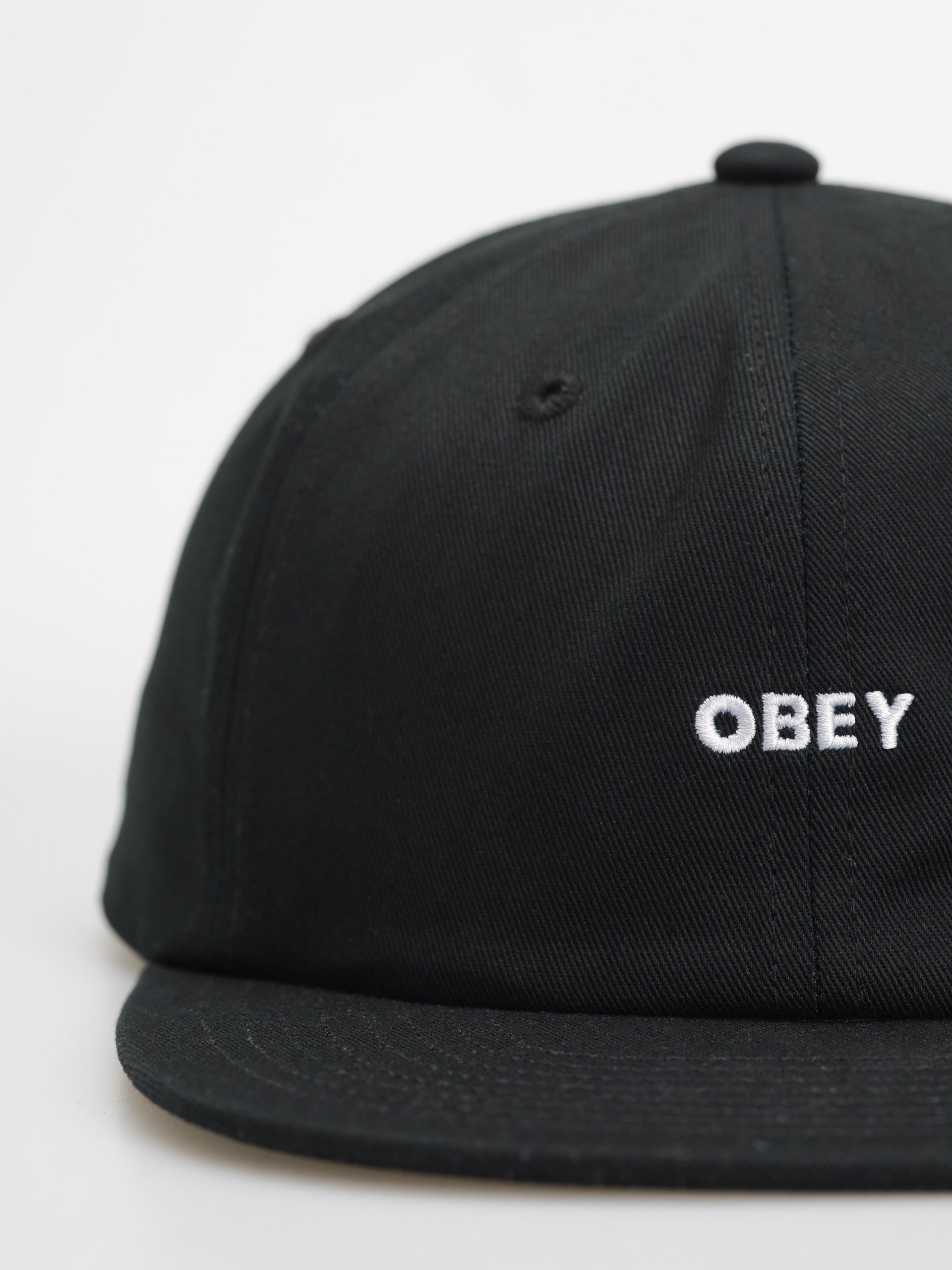 Kšiltovka  OBEY Bold Twill 6 Panel (black)