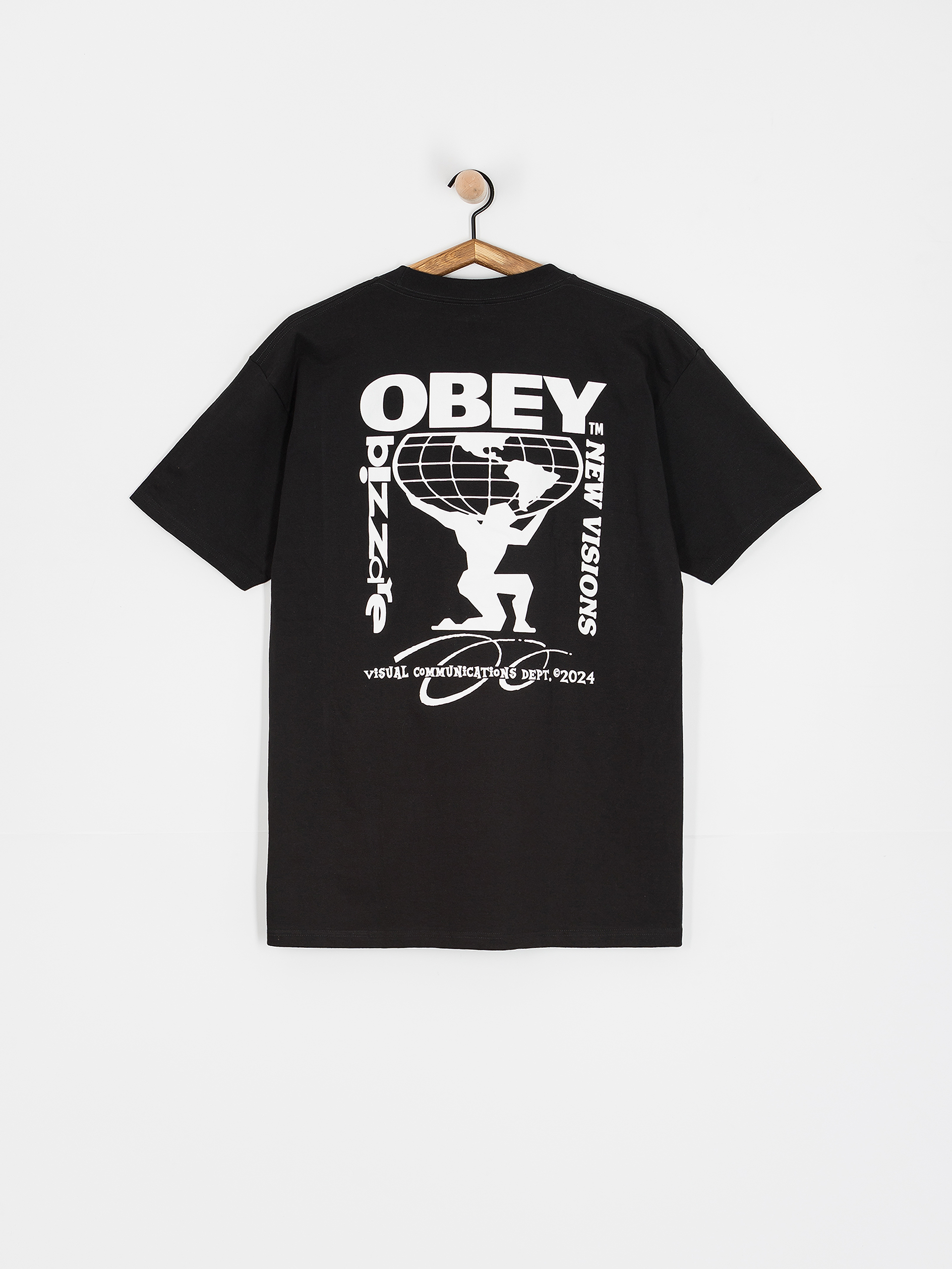 Tričko OBEY Bizzare New Visions (black)