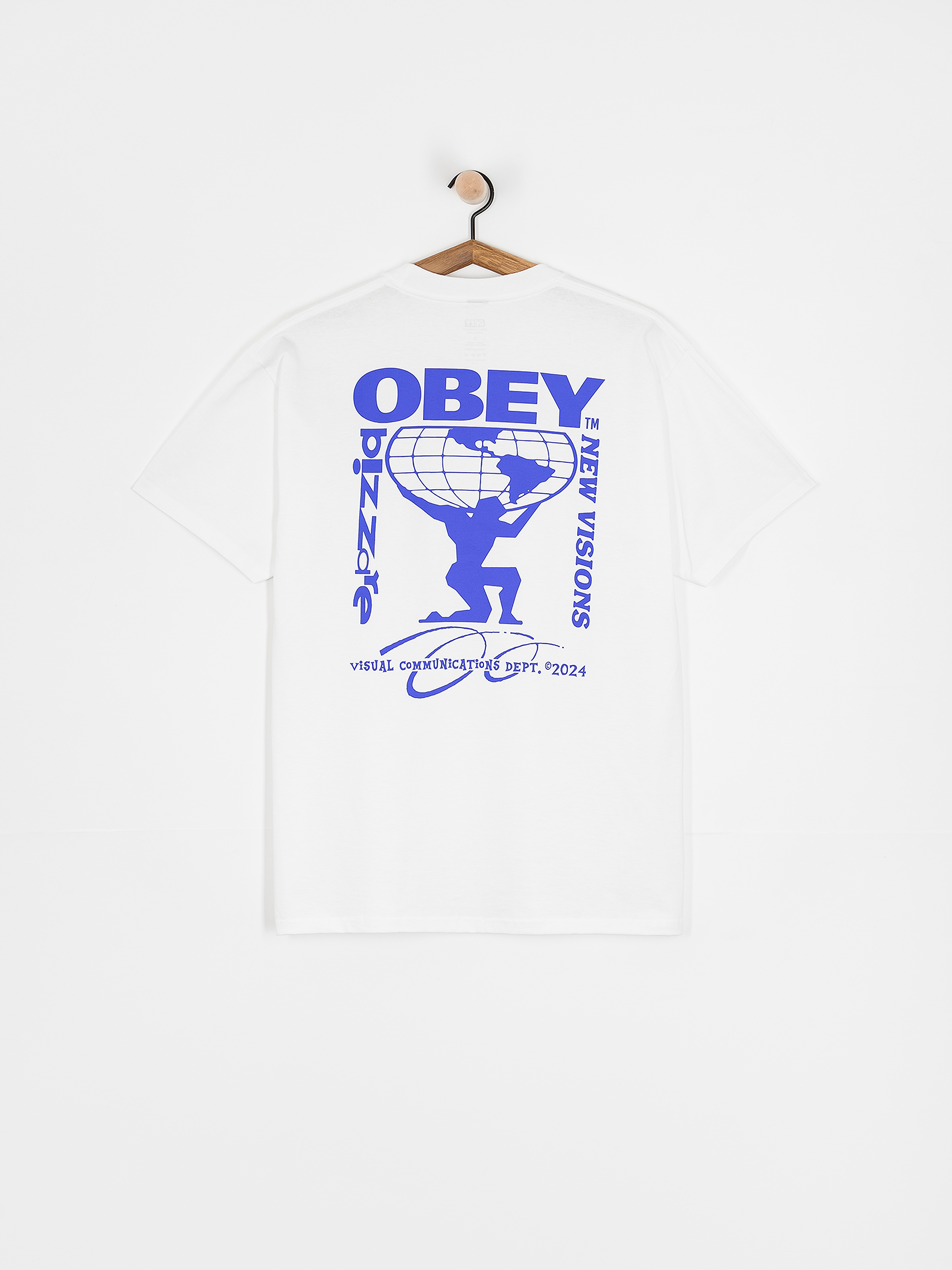 Tričko OBEY Bizzare New Visions (white)