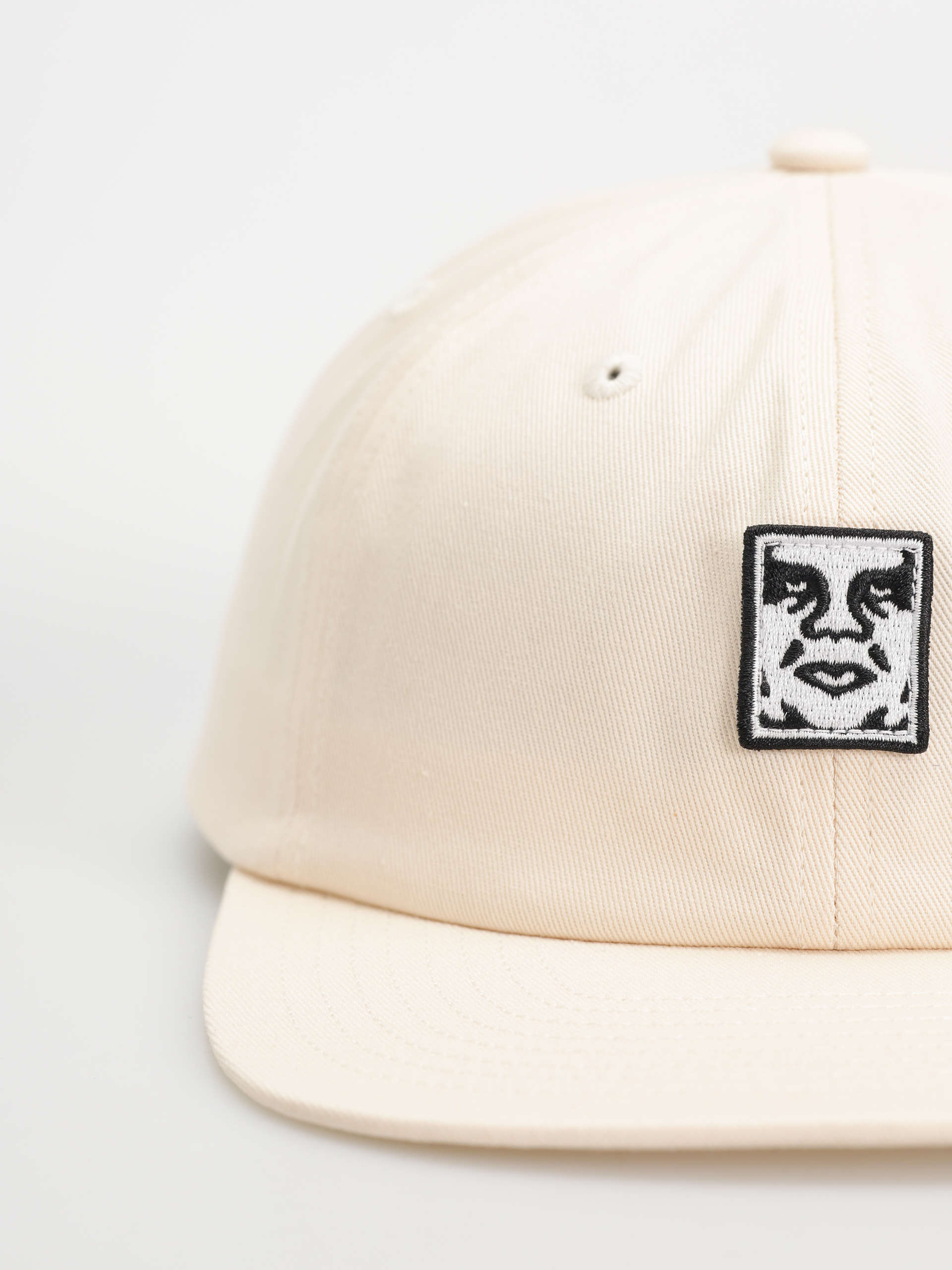 Kšiltovka  OBEY Icon Patch Panel (unbleached)