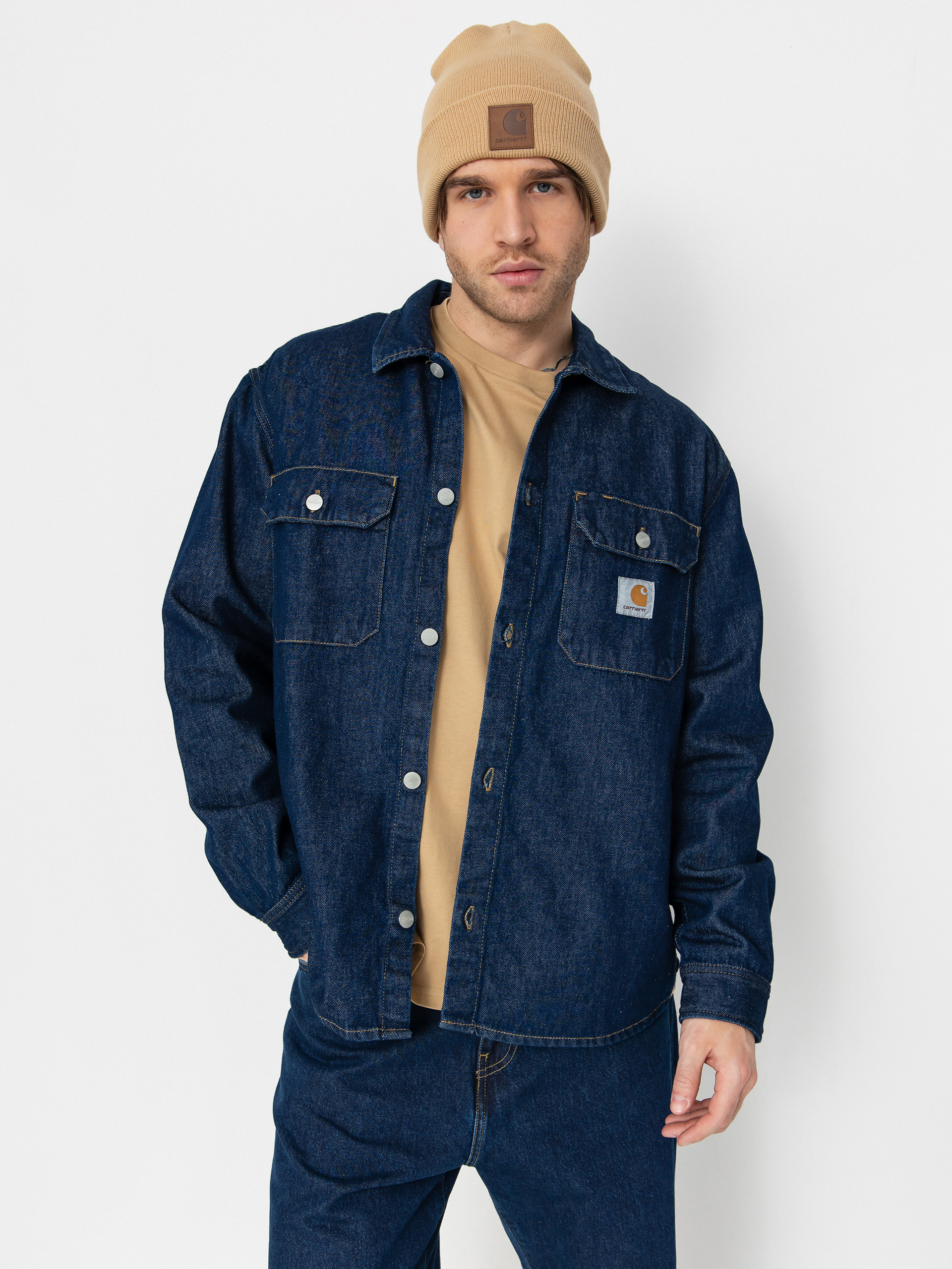 Košile Carhartt WIP Harvey (blue)