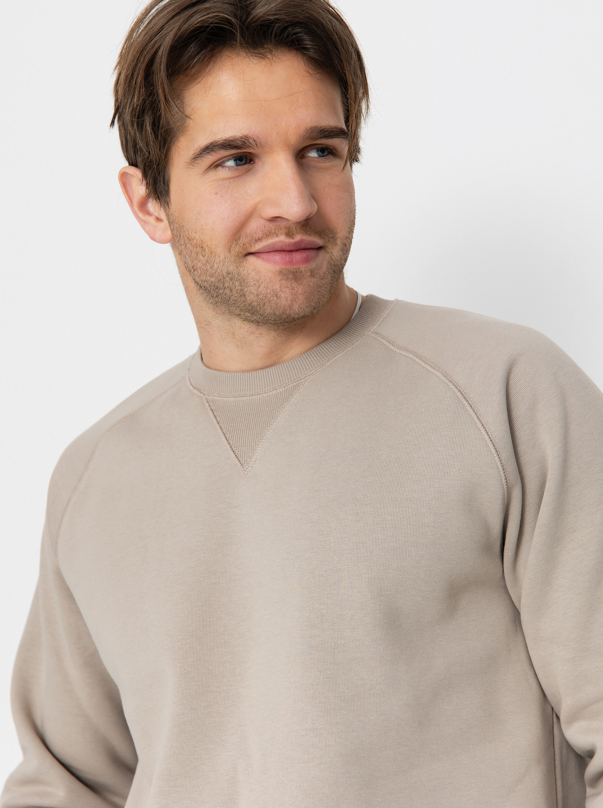 Mikina Carhartt WIP Chase (dusky beige/gold)