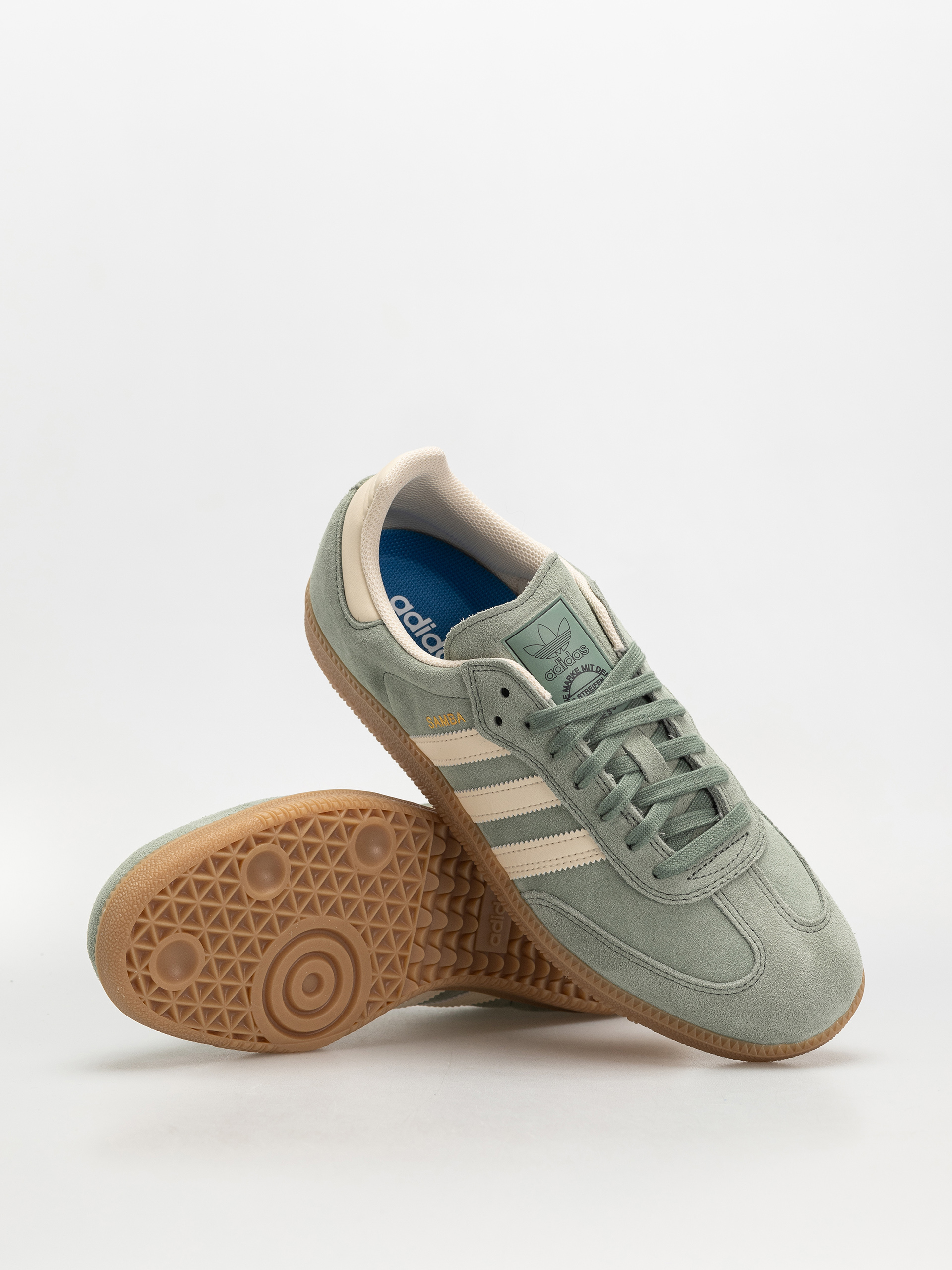 Boty adidas Samba Adv (silgrn/wonwhi/goldmt)
