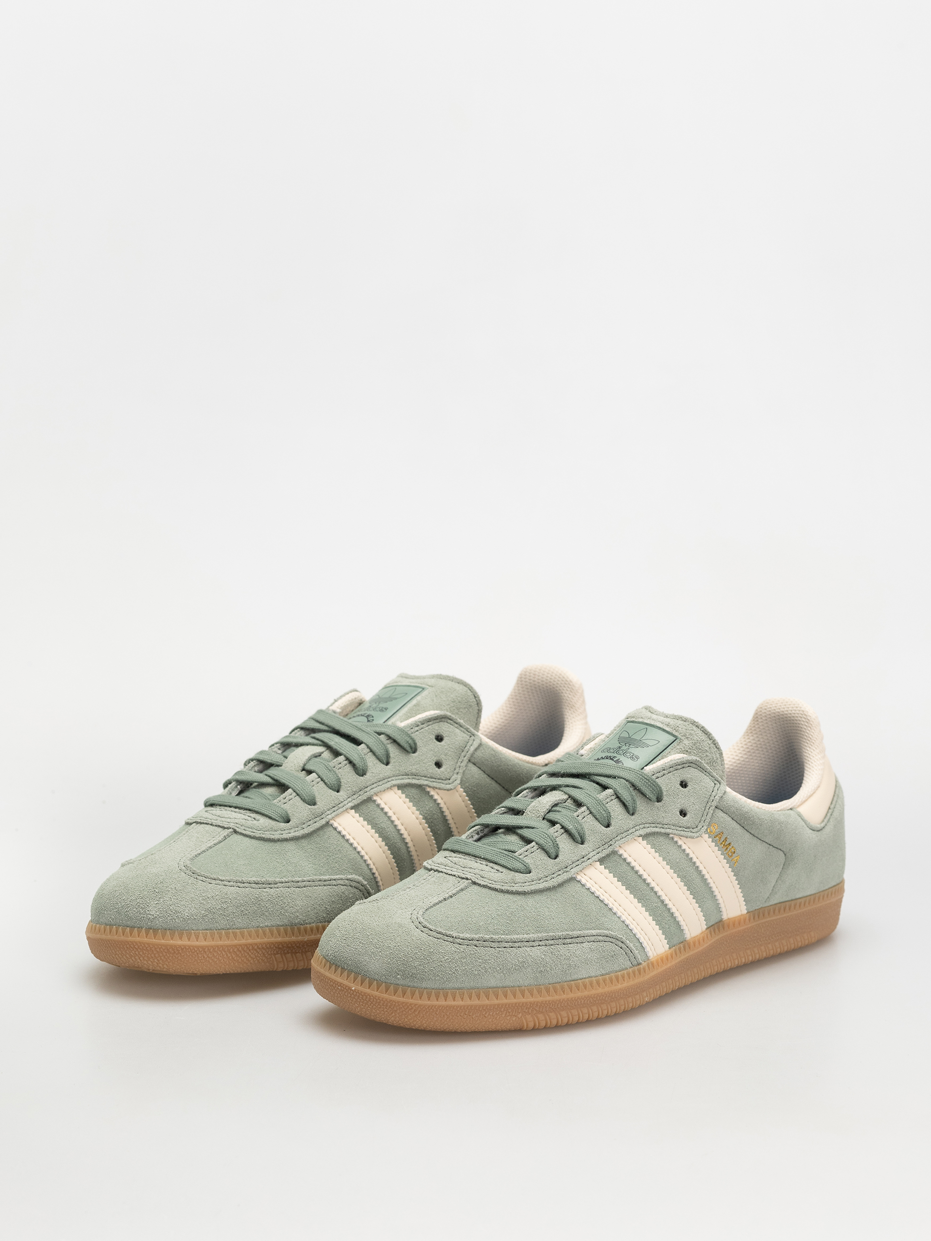 Boty adidas Samba Adv (silgrn/wonwhi/goldmt)