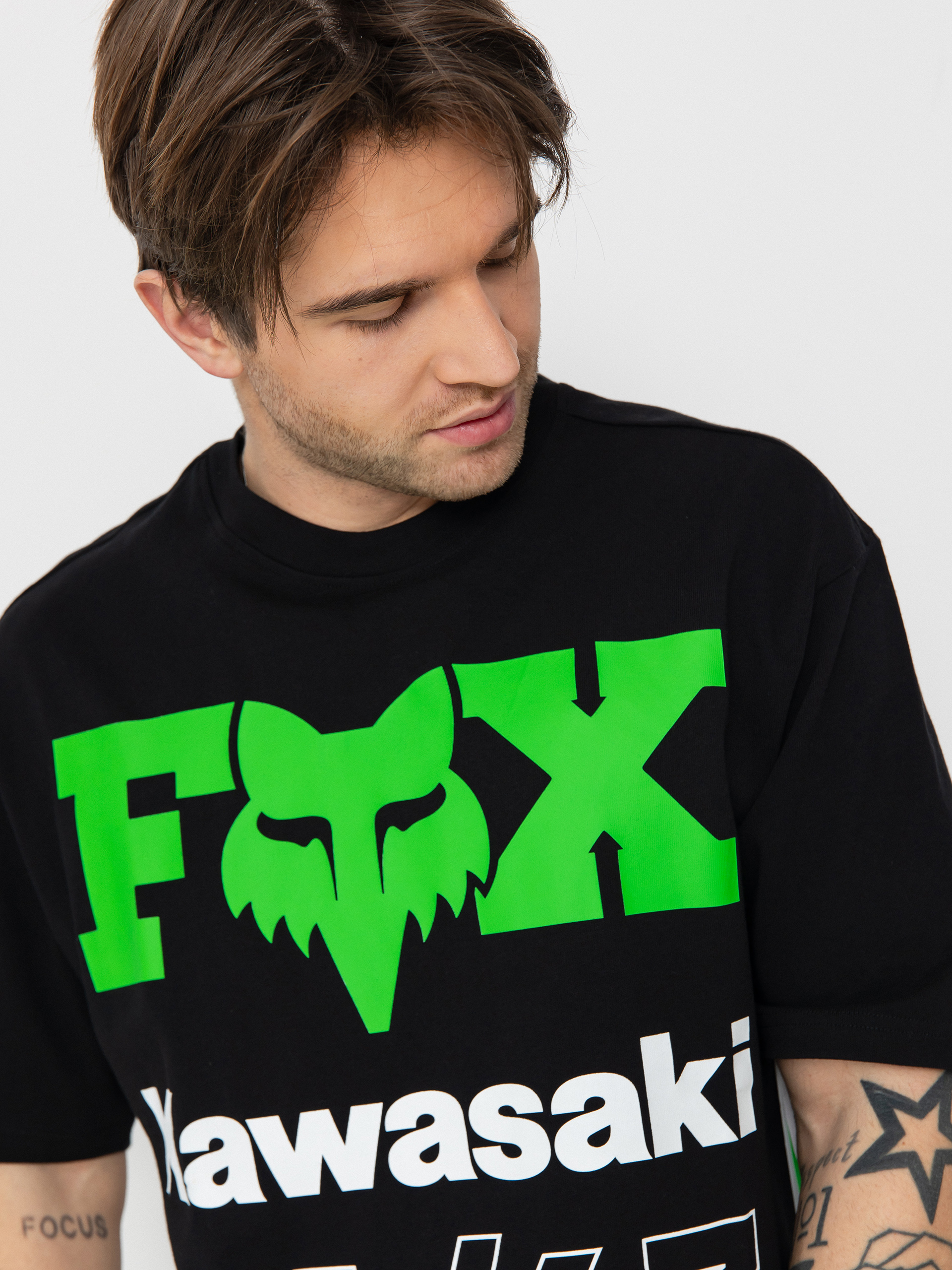 Tričko Fox Kawi Oversized (black)