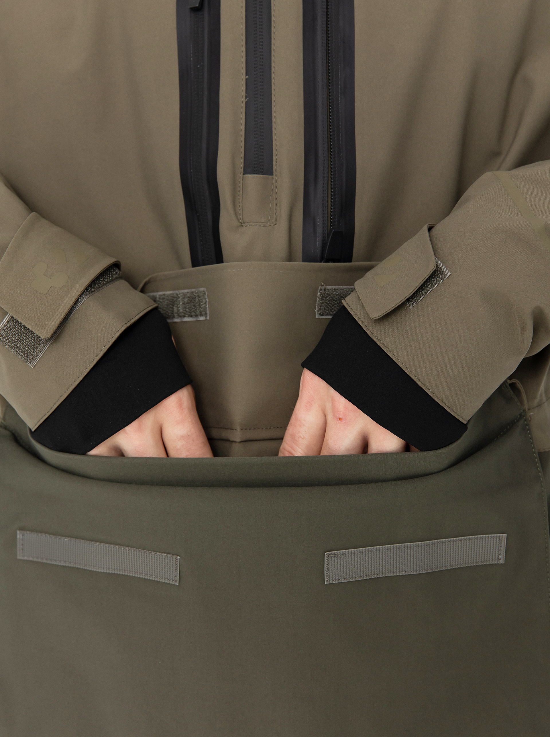 Pánská Snowboardová bunda ThirtyTwo Light Anorak (military)