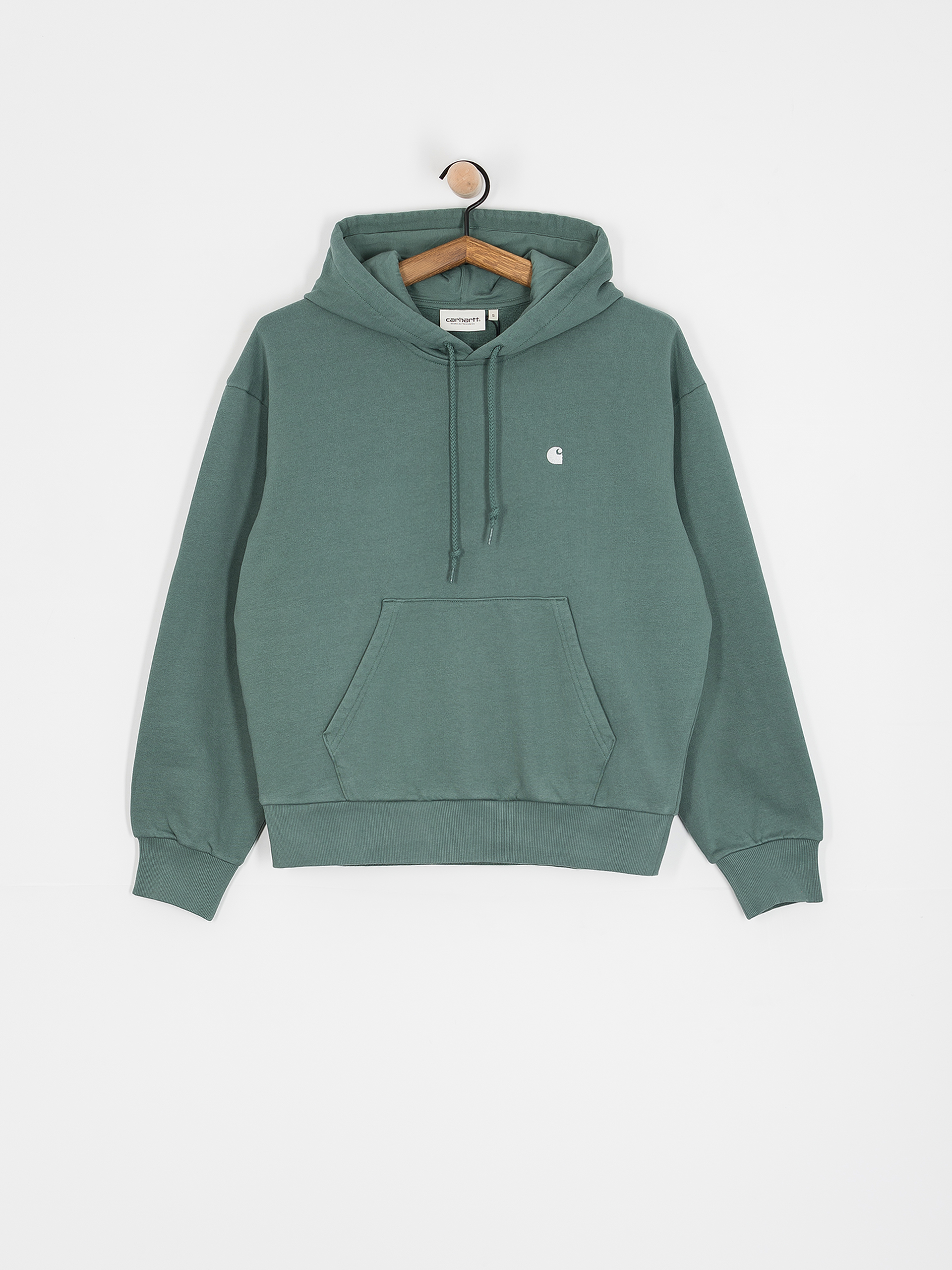 Mikina s kapucí Carhartt WIP Casey HD Wmn (silver pine/silver)