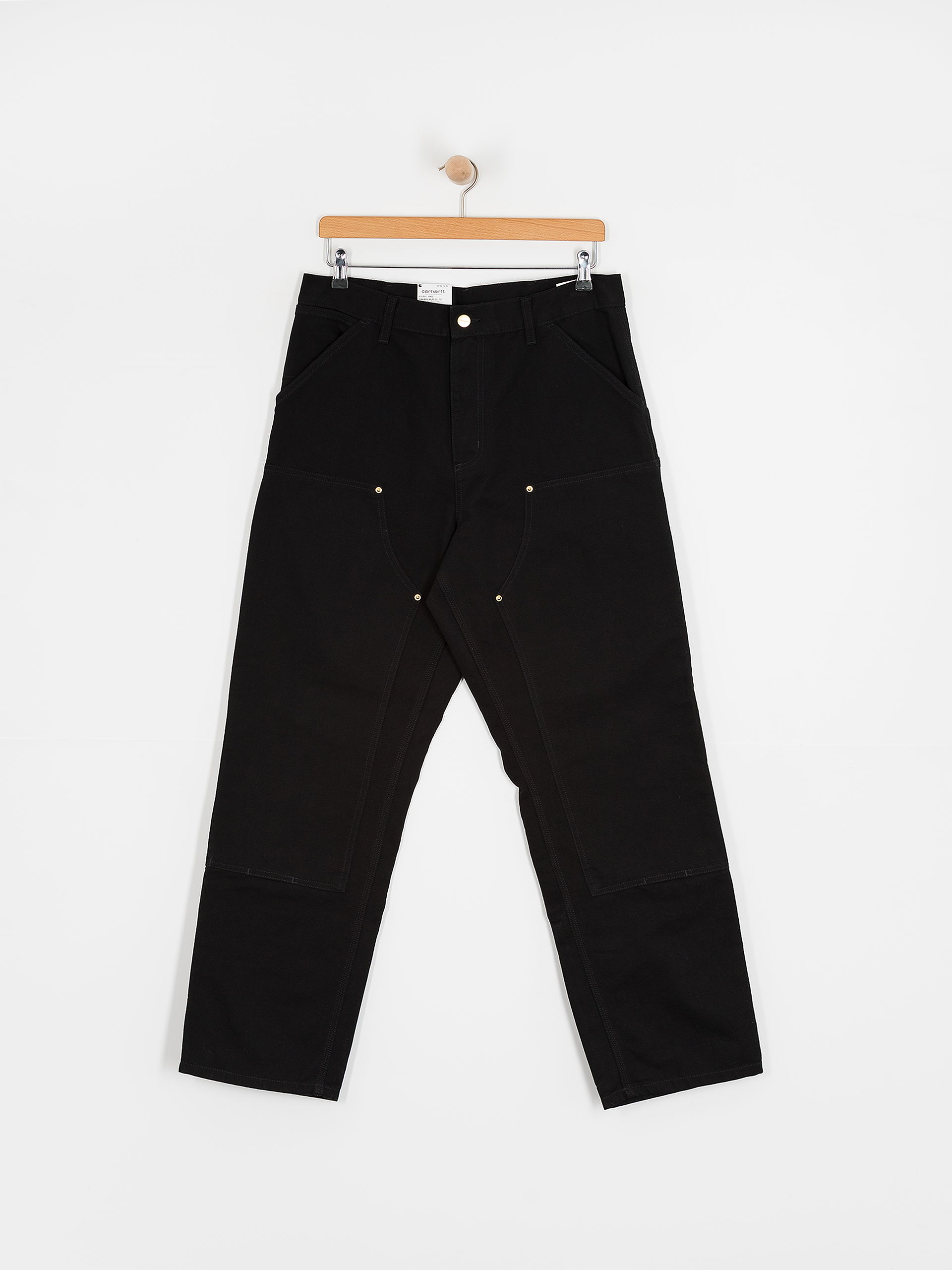 Kalhoty Carhartt WIP Double Knee (black)