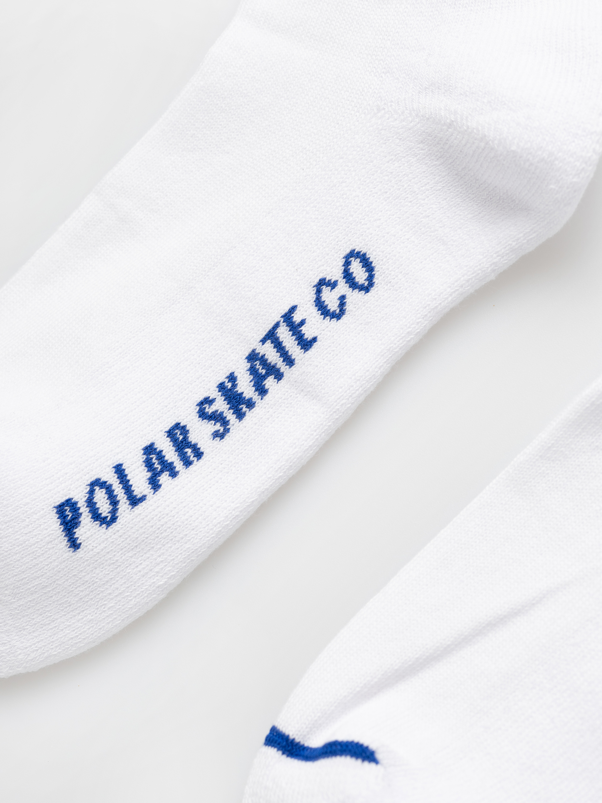 Ponožky Polar Skate Rib Long 2 Stripes (white/blue)