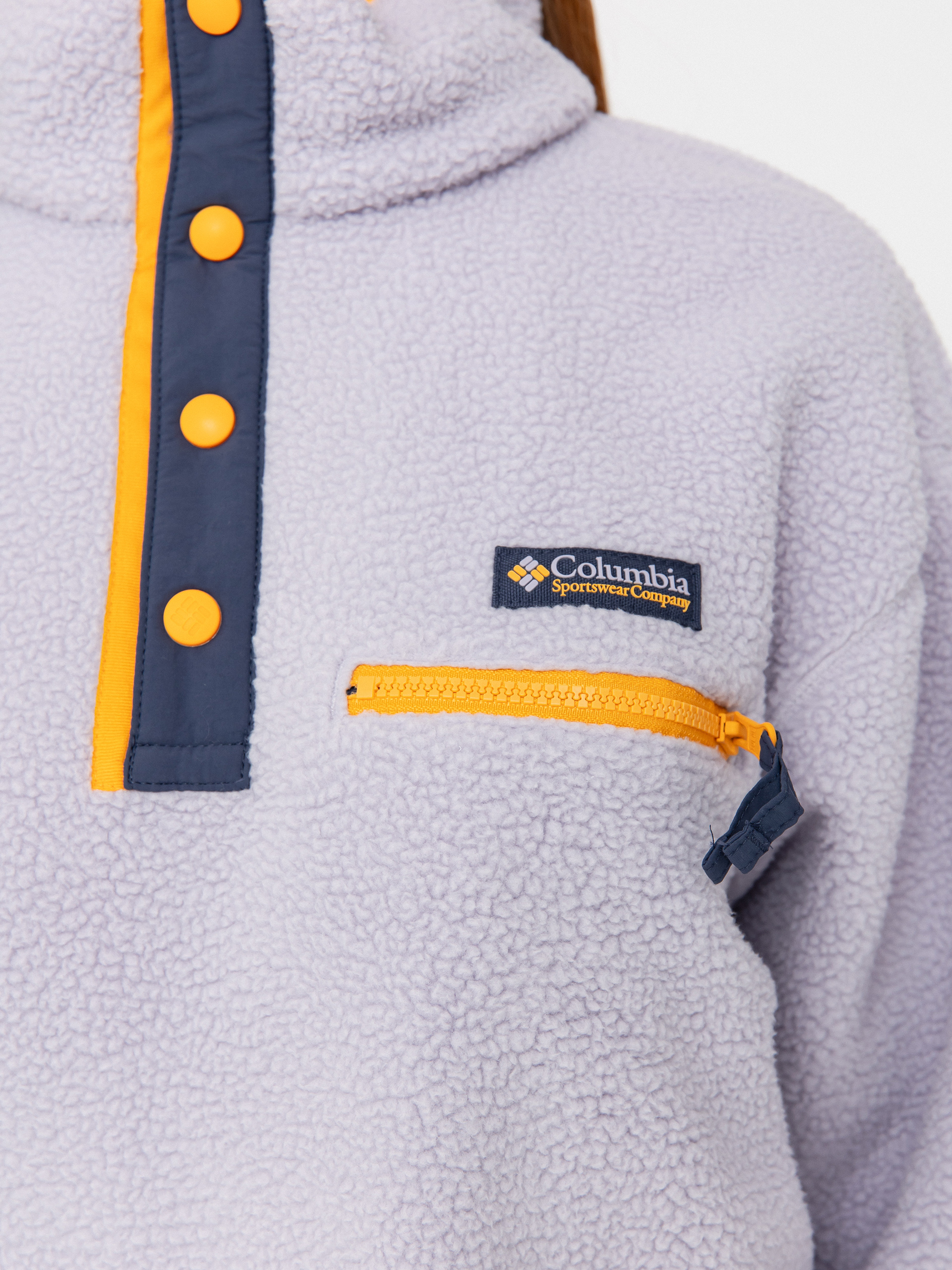 Dámský Fleecová mikina Columbia Helvetia II Cropped Half Snap (lavender pearl)