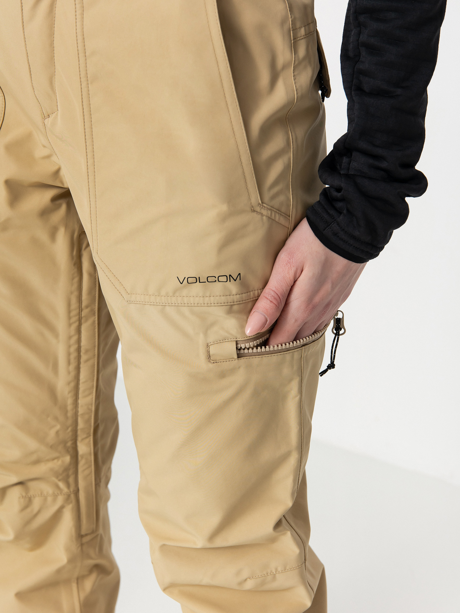 Dámské Snowboardové kalhoty  Volcom Knox Ins Gore Tex (sand)