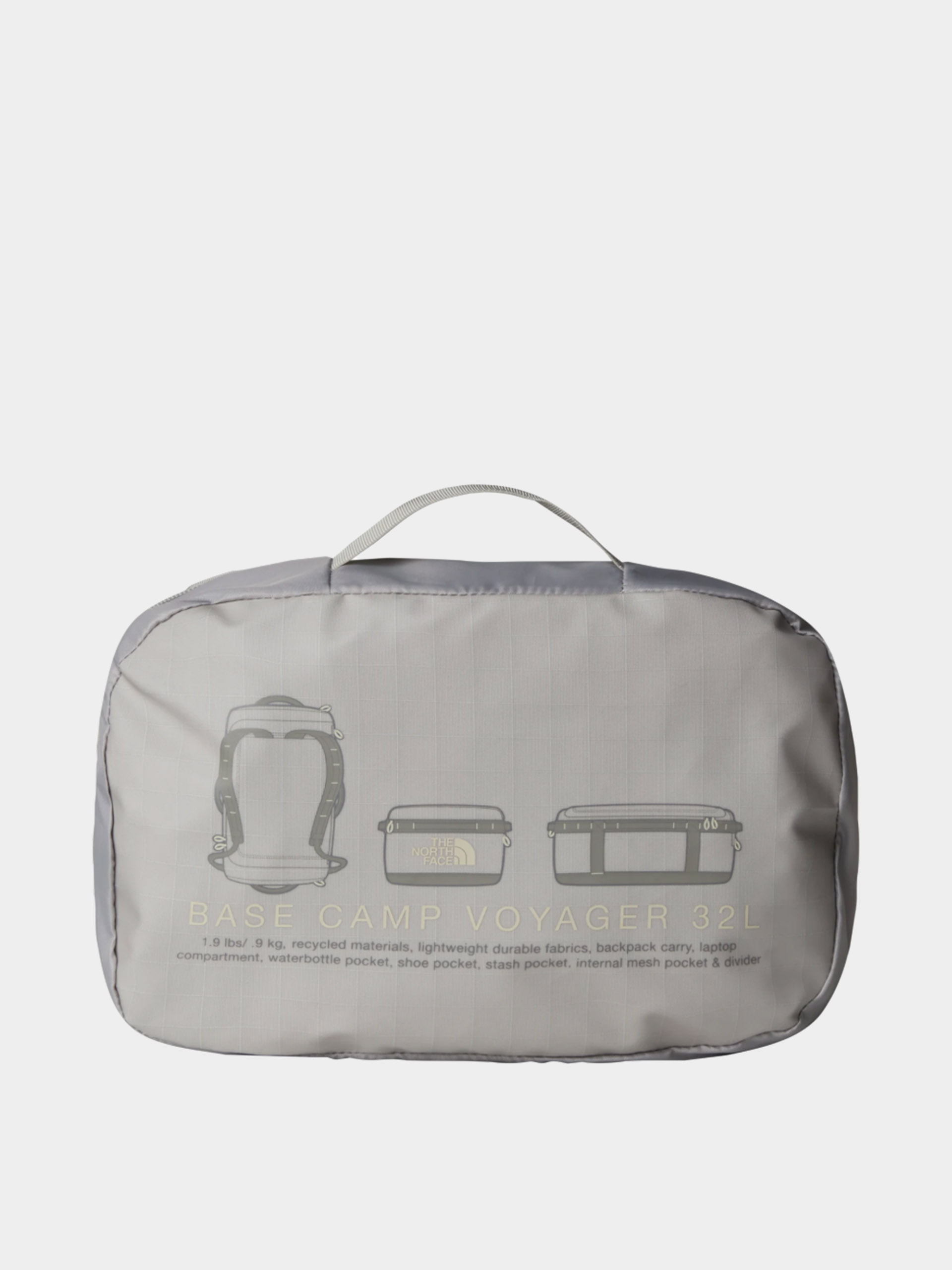 Taška The North Face Base Camp Voyager Duffel 32L (soap stone/stone slab)