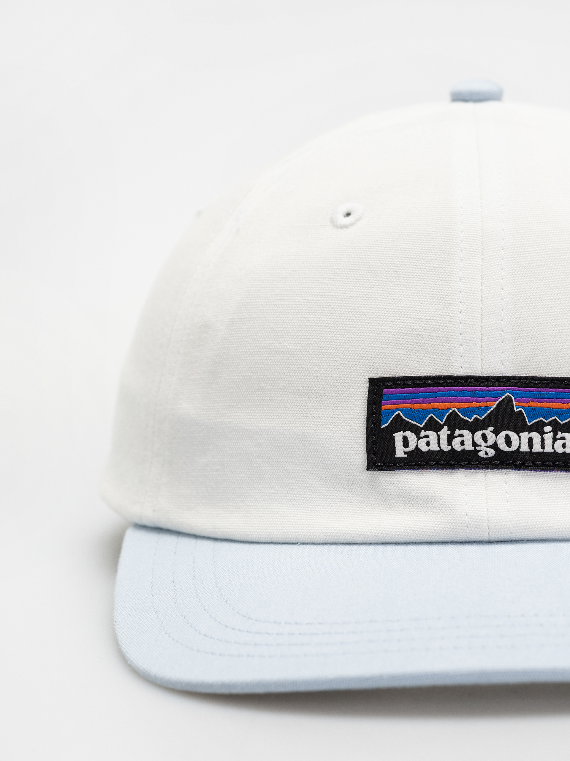 Kšiltovka  Patagonia P 6 Label Trad (birch white w/fleck blue)