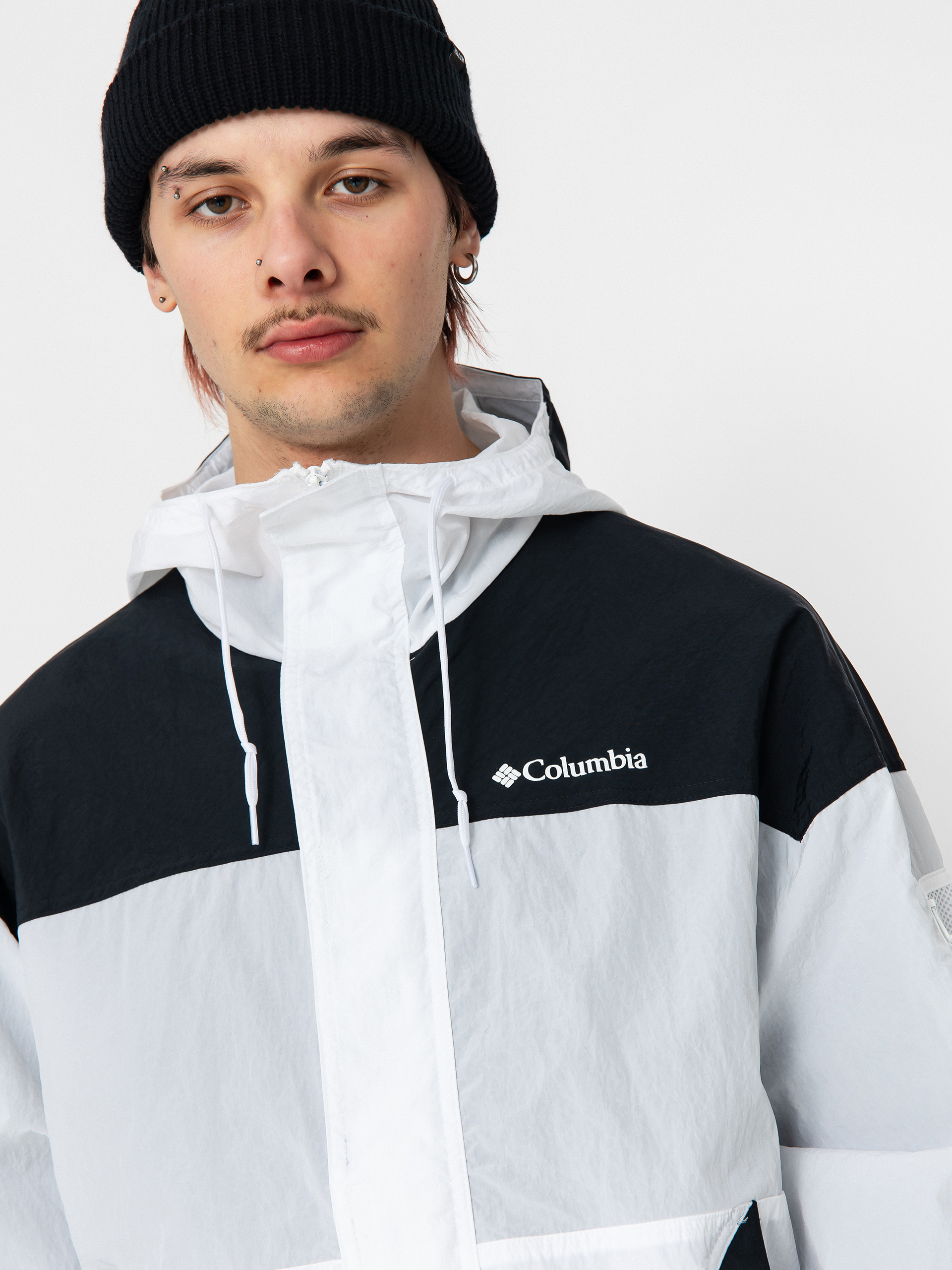 Bunda Columbia Challenger II Windbreaker (white/black)