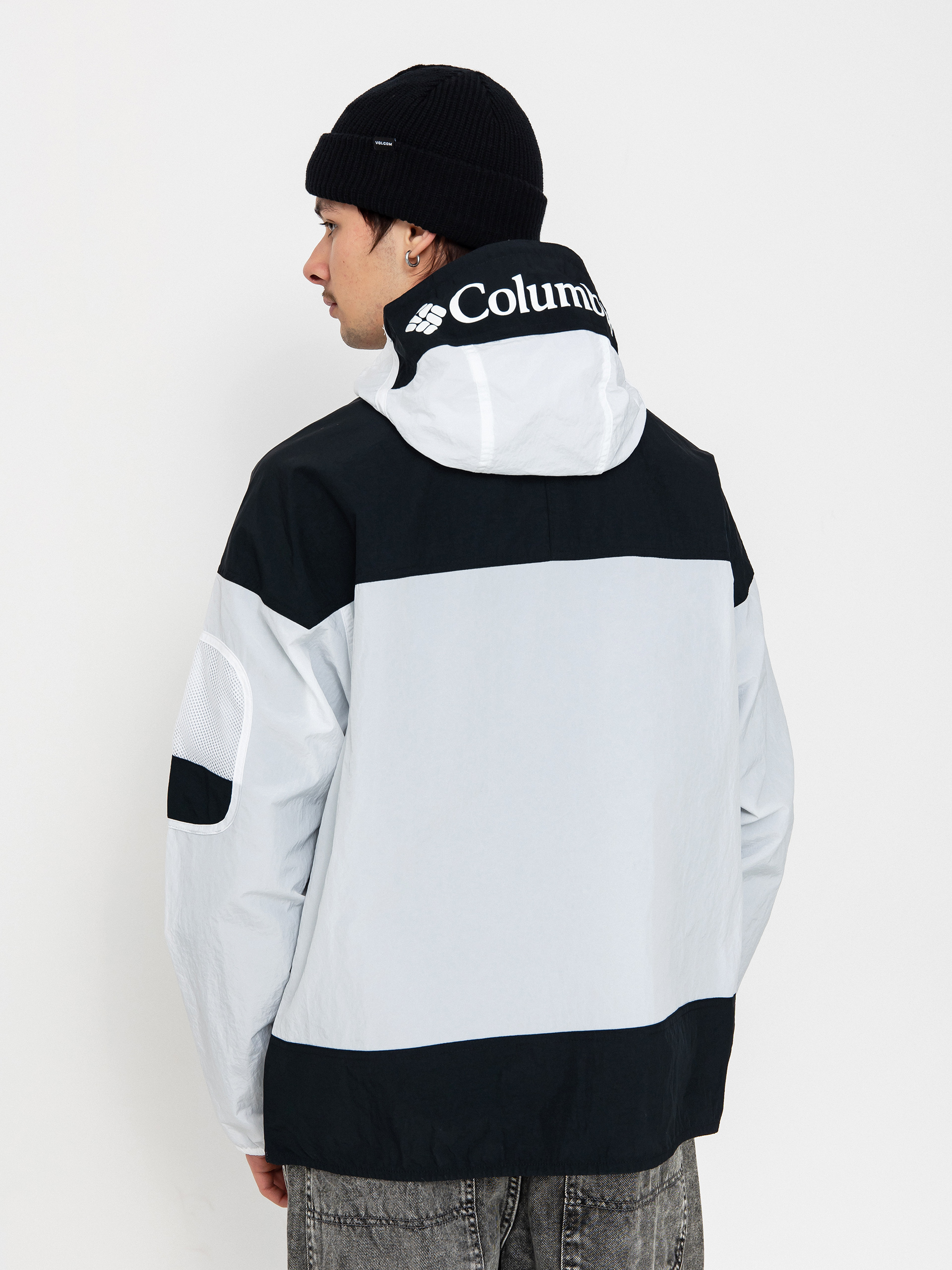 Bunda Columbia Challenger II Windbreaker (white/black)