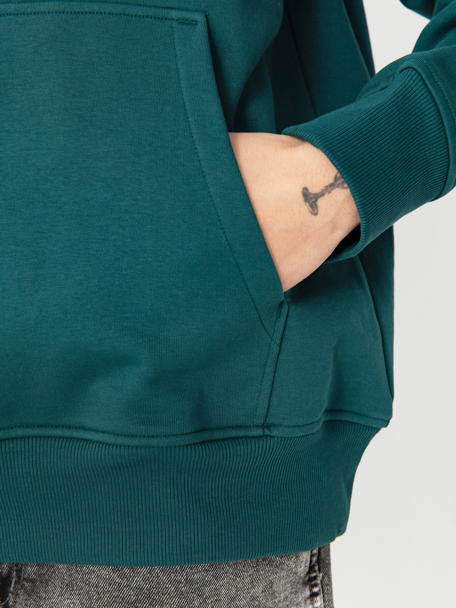 Mikina s kapucí The North Face Raglan Box Nse HD (deep nori/estate blue)