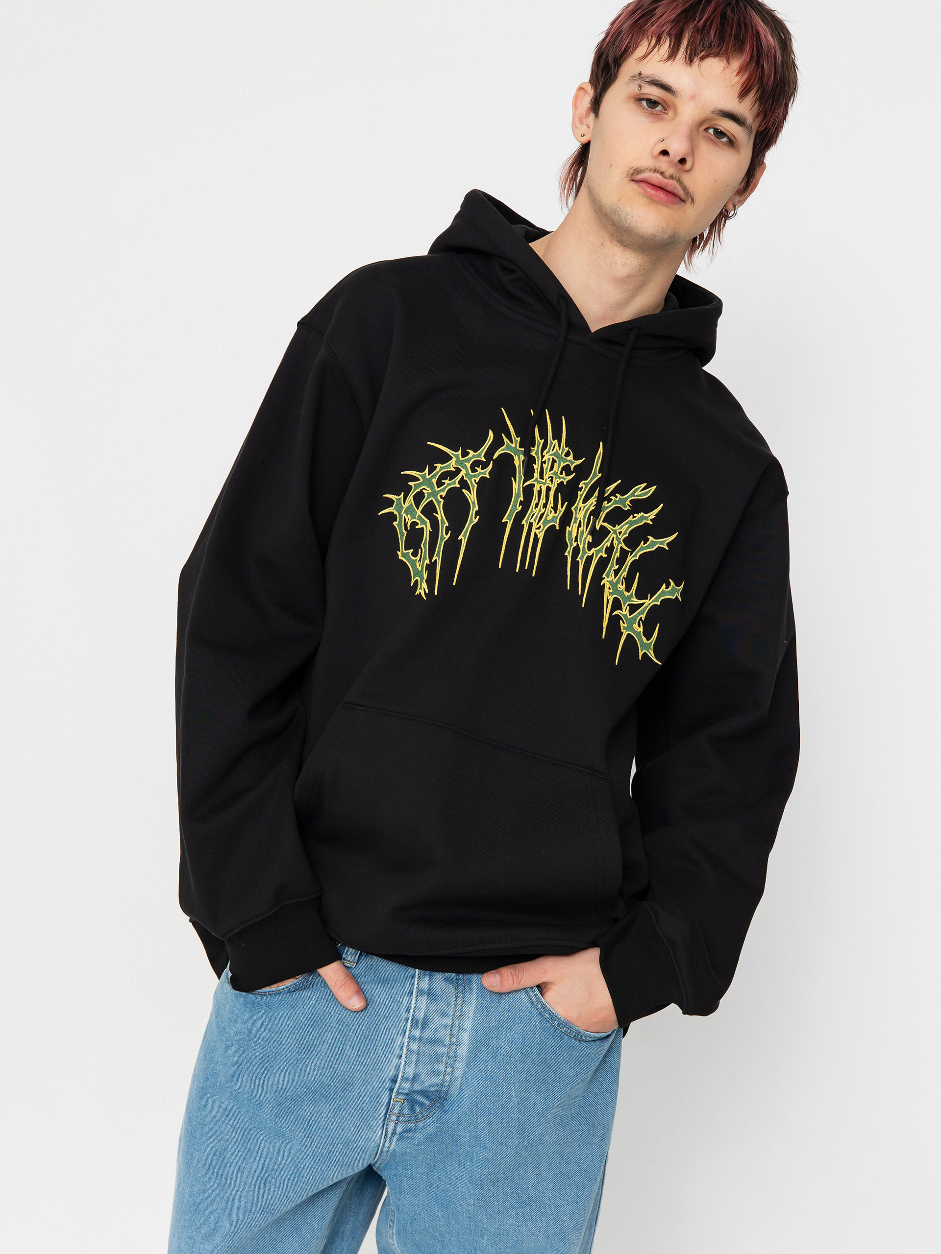 Mikina s kapucí Vans Metal Arch HD (black)