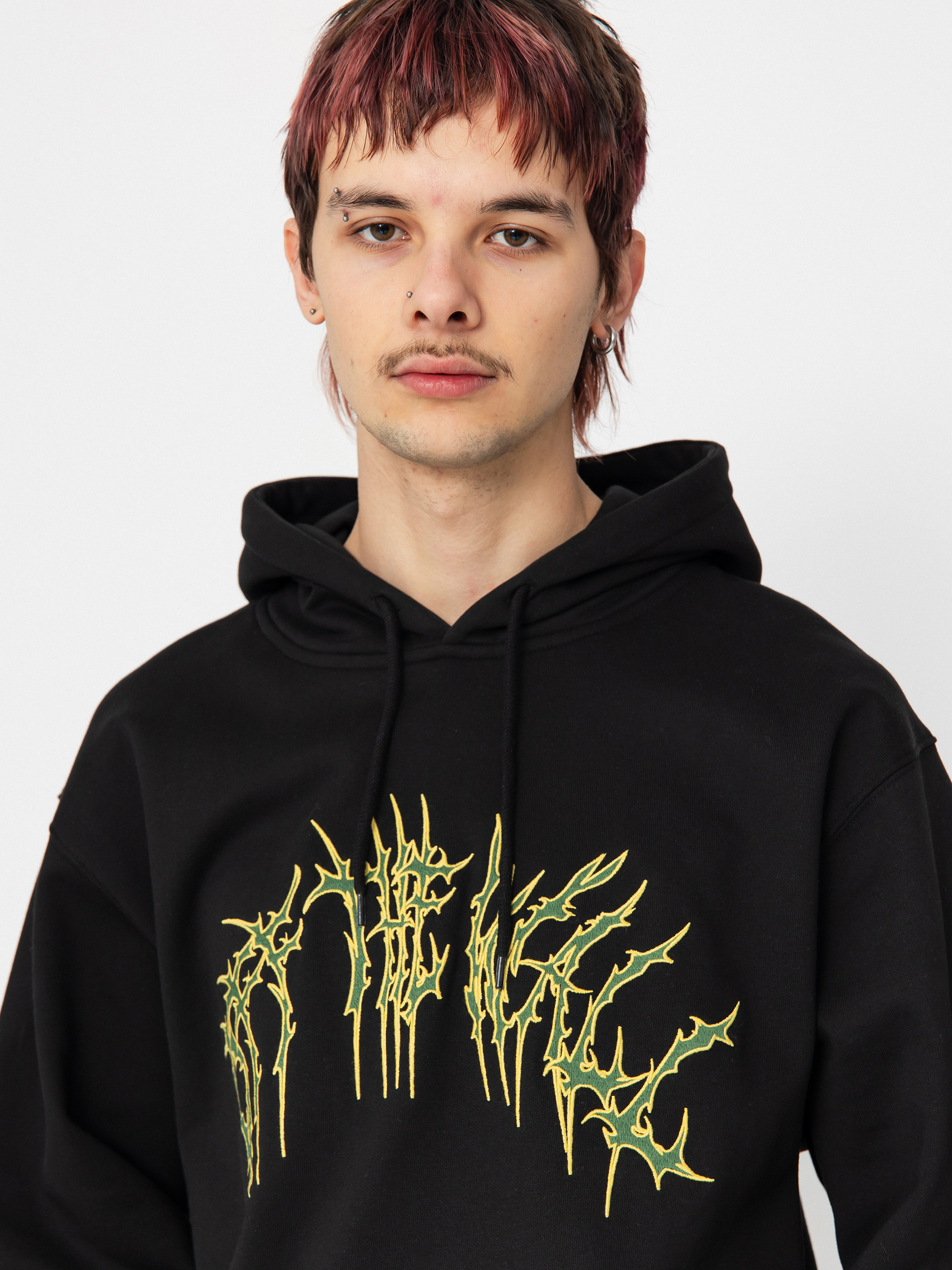 Mikina s kapucí Vans Metal Arch HD (black)