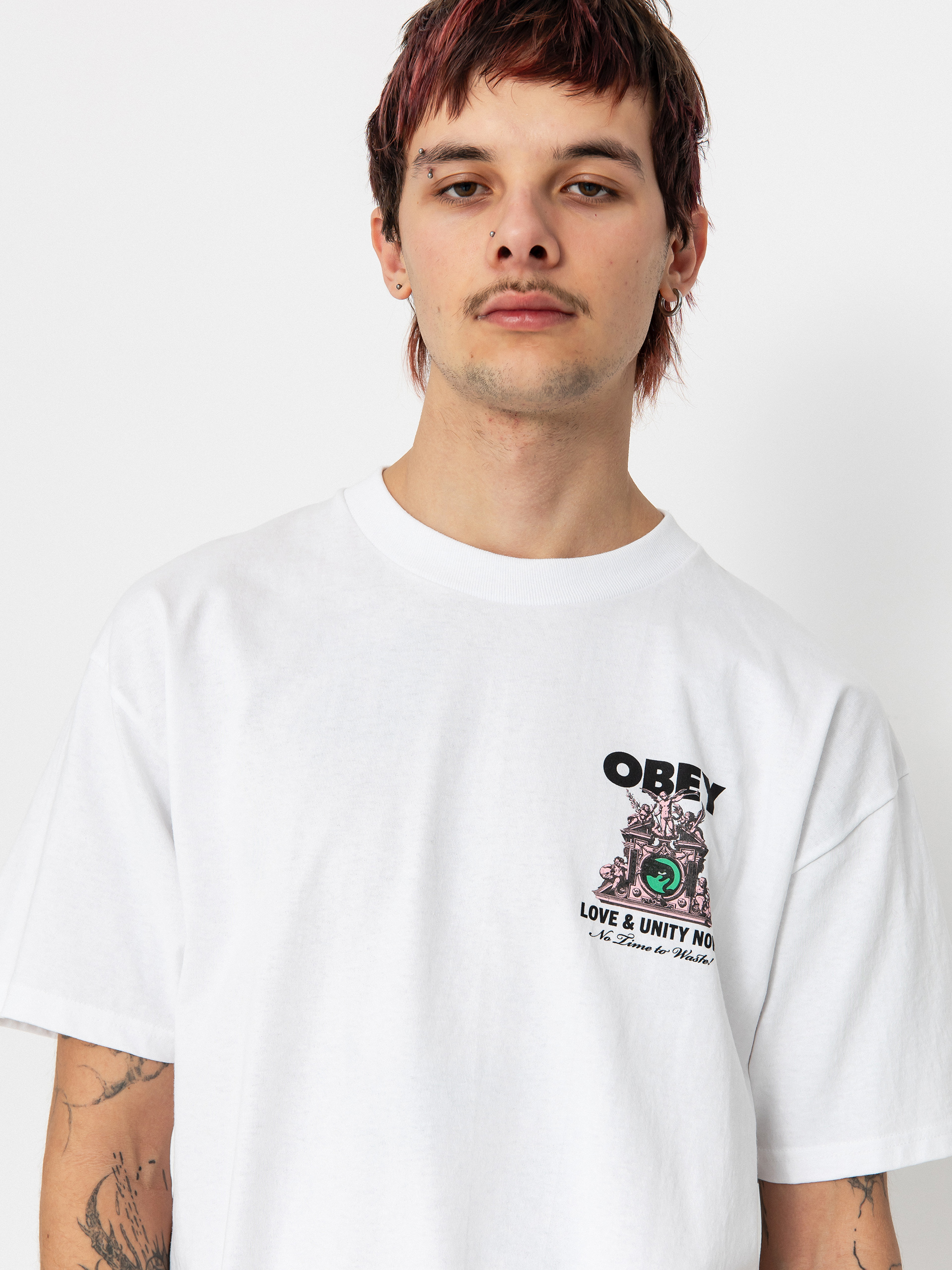 Tričko OBEY Love & Unity Now (white)