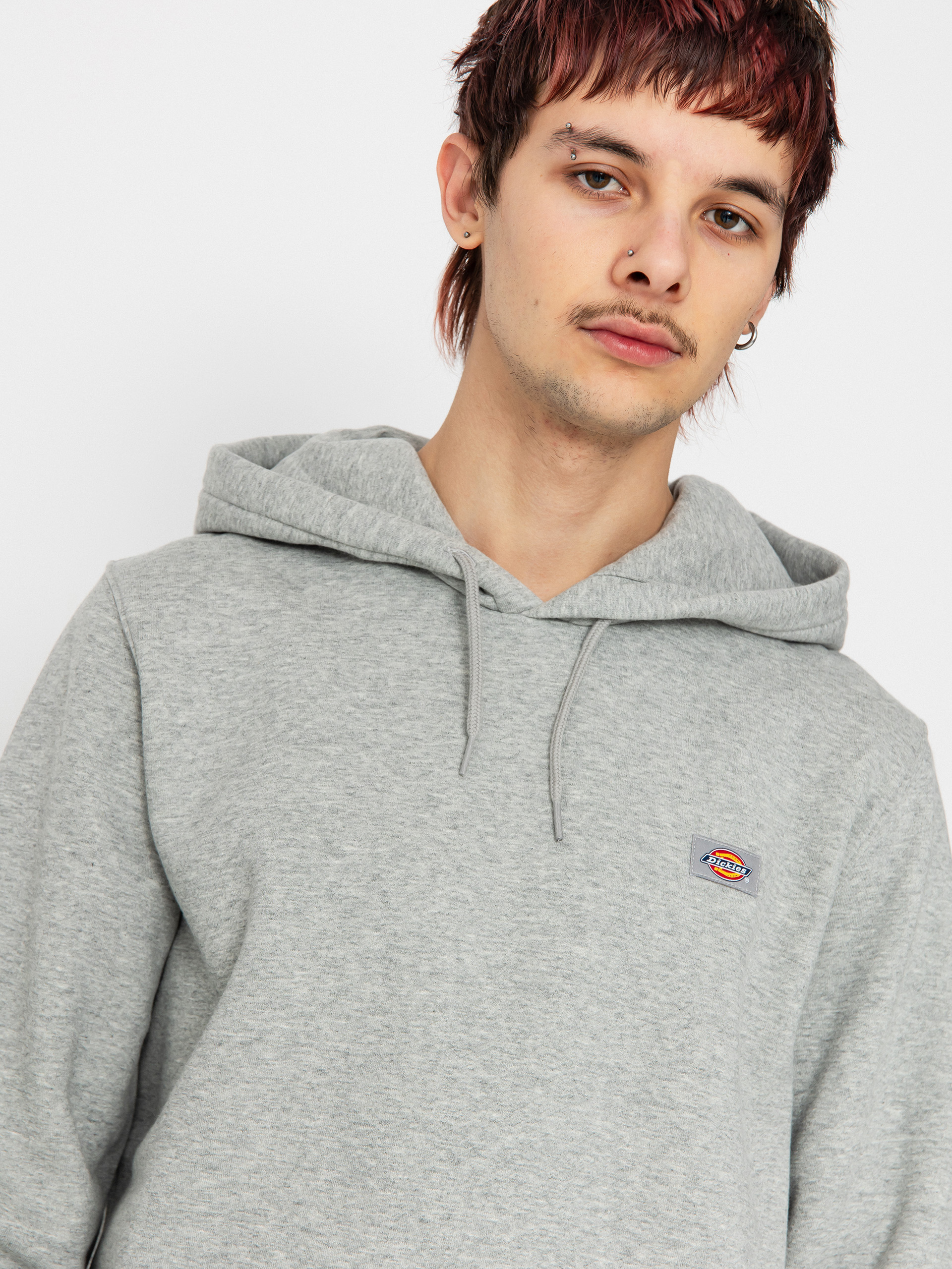 Mikina s kapucí Dickies Oakport HD (heather grey)