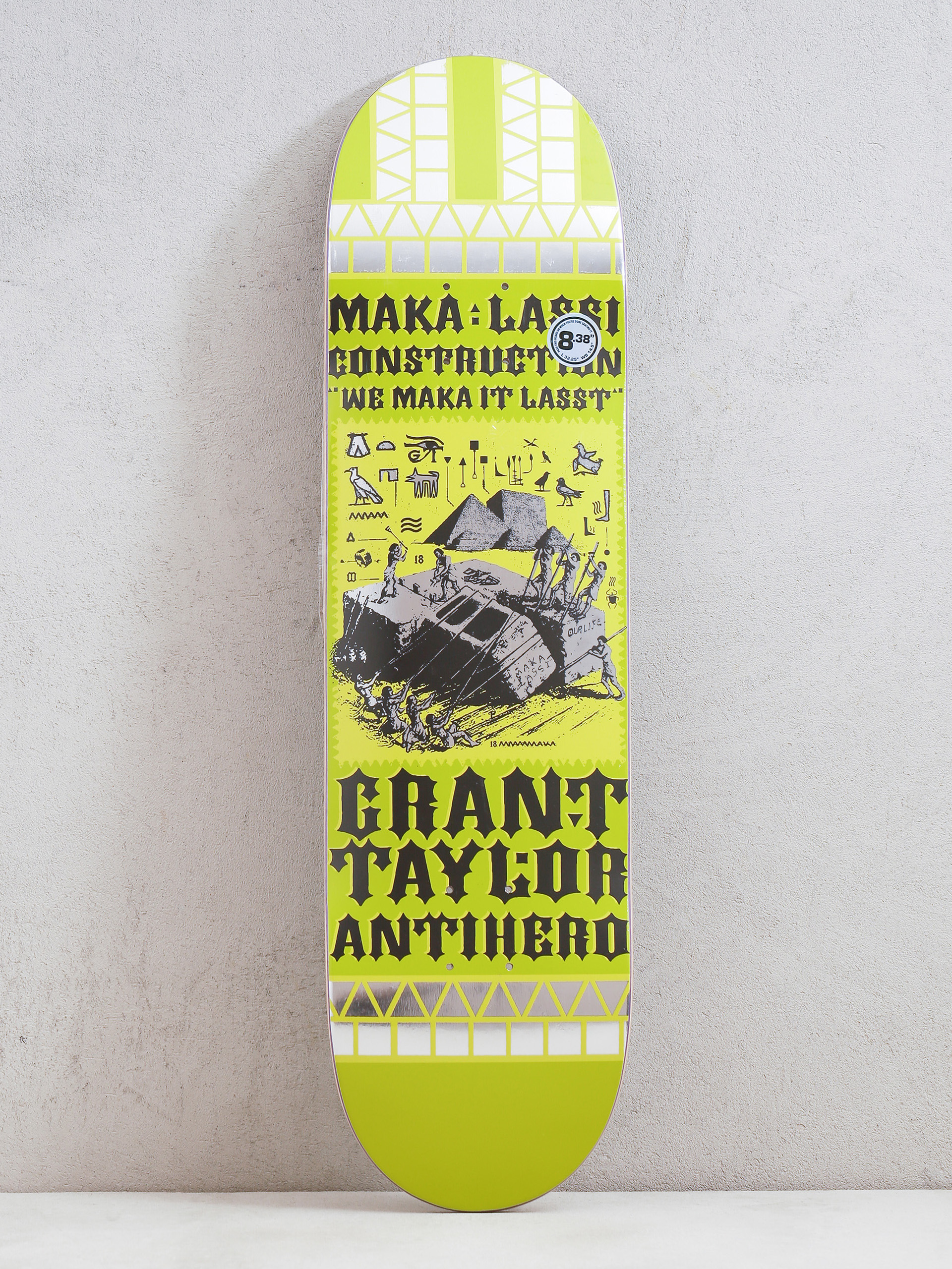 Deska Antihero Grant Makalas Corner (neon green)